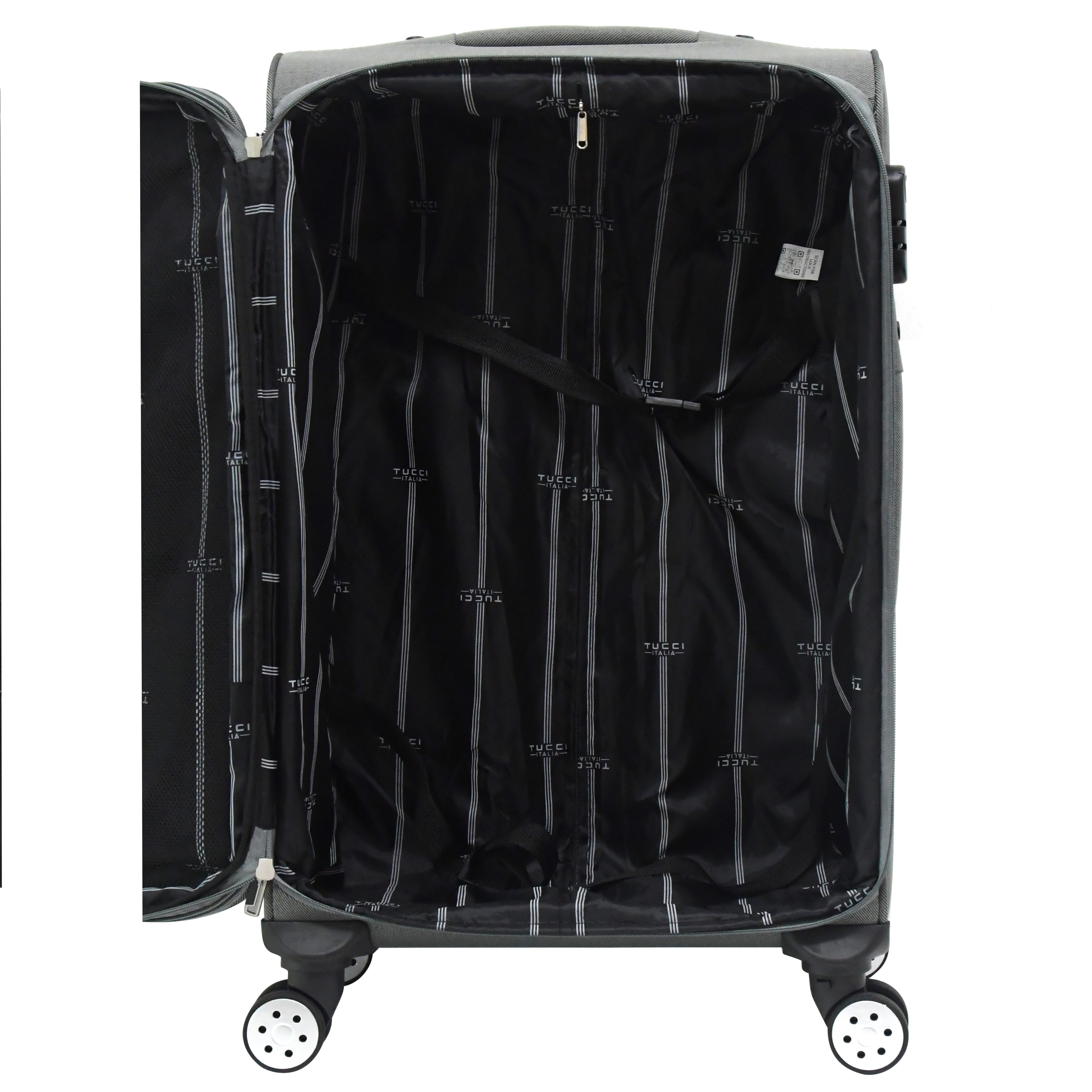 TUCCI Italy TURISTA 20-inch Carry On Spinner Luggage Suitcase