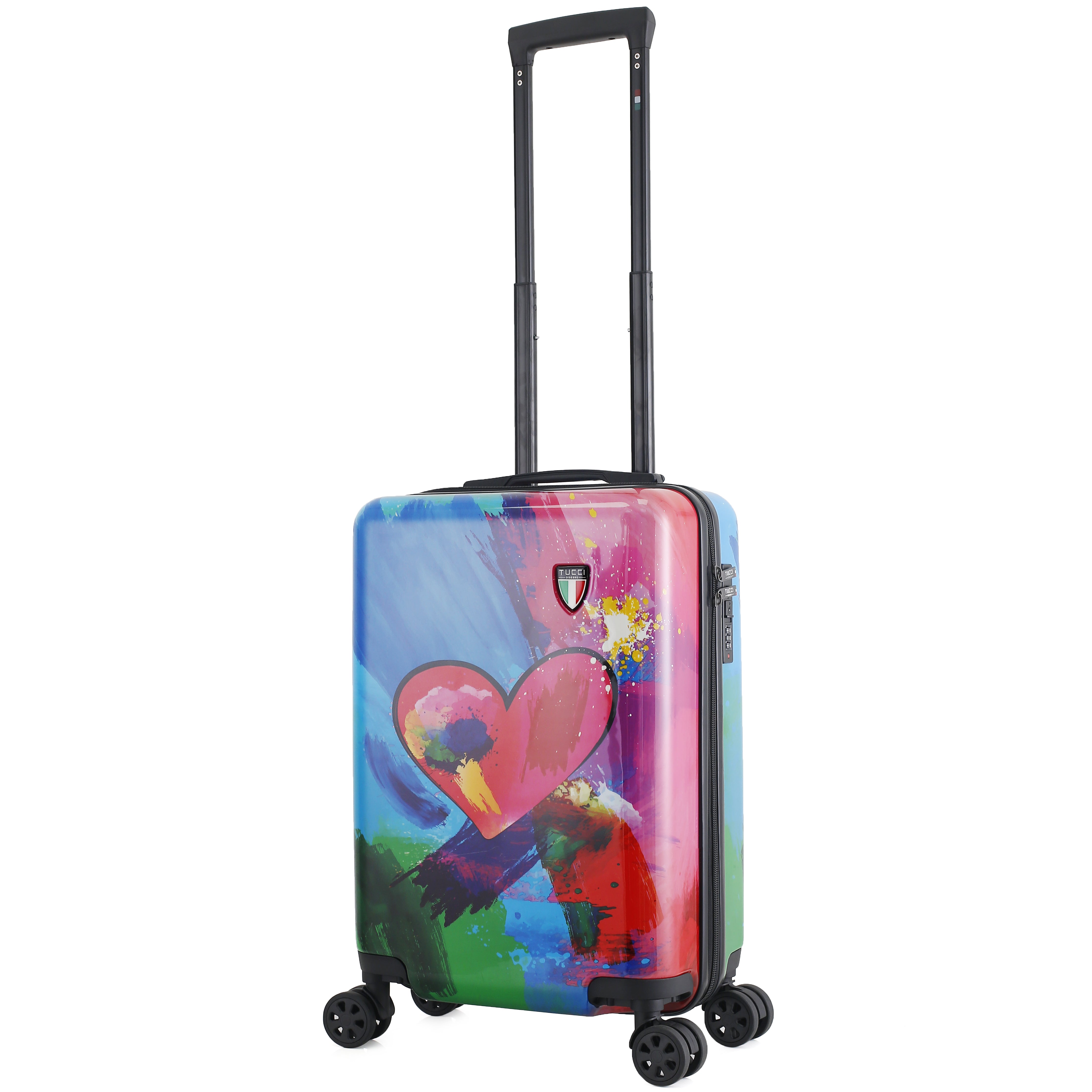 TUCCI Italy Emotion Art IN LOVE II 3 PC Set (20", 24", 28") Luggage Suitcase