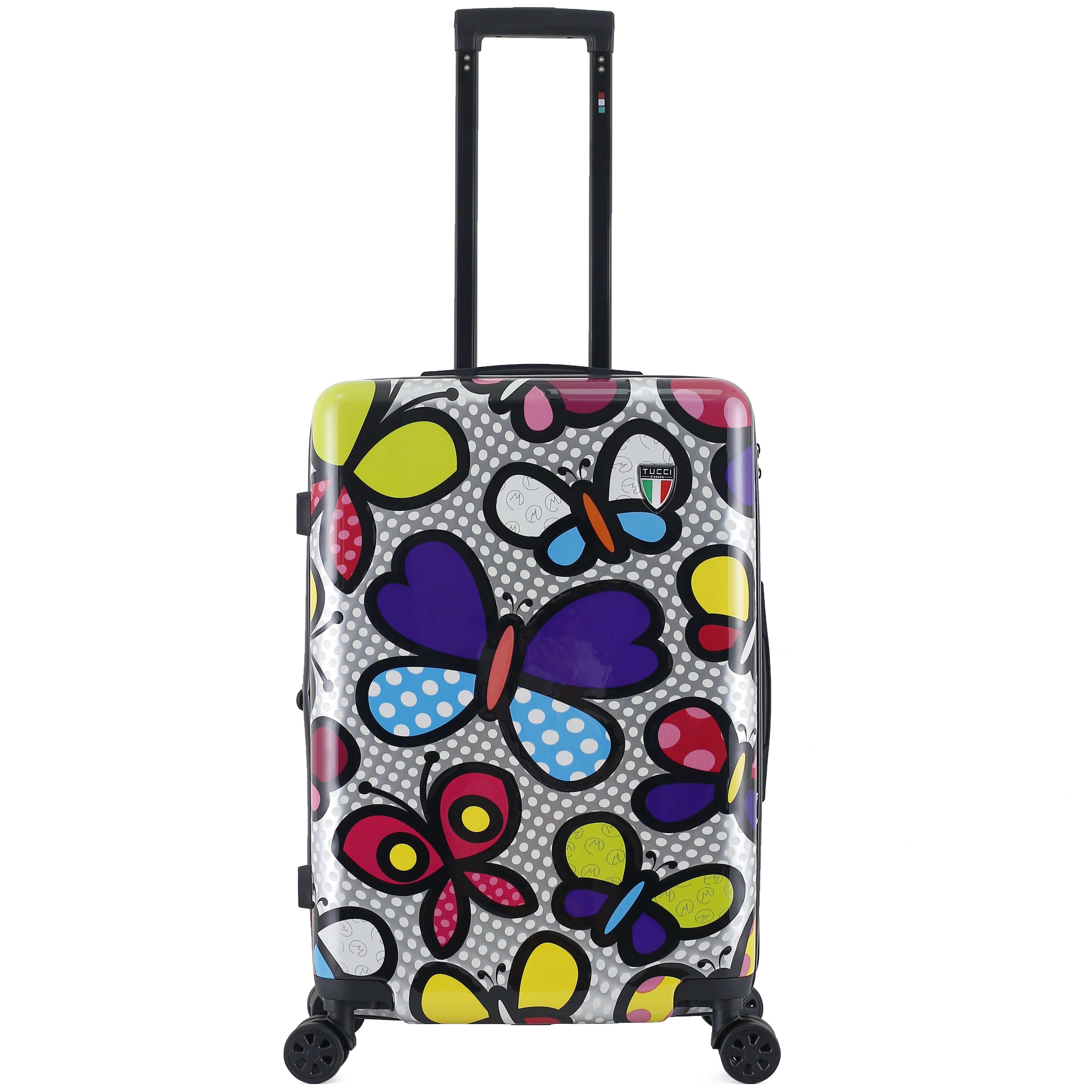 TUCCI Italy Pop Art Butterfly Pop 28" Luggage Suitcase
