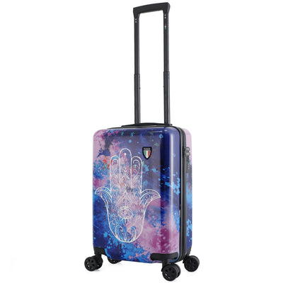 TUCCI Italy Emotion Art Exotic Hamsa 20" Luggage Suitcase
