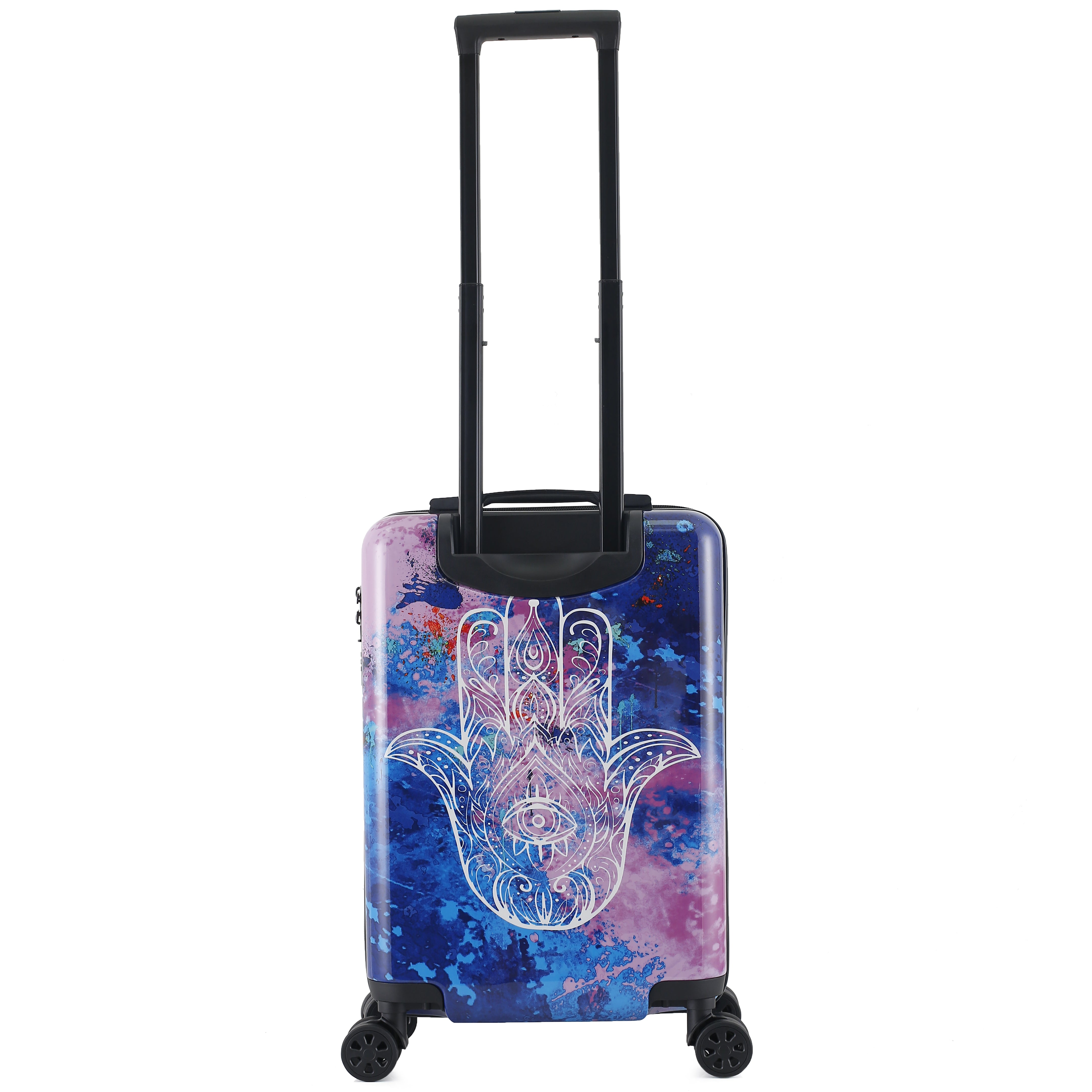 TUCCI Italy Emotion Art Exotic Hamsa 20" Luggage Suitcase