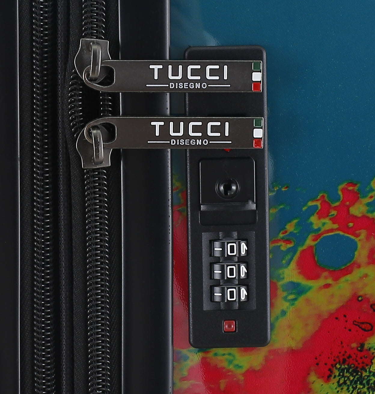 TUCCI Italy Emotion Art Exotic Hamsa 24" Luggage Suitcase