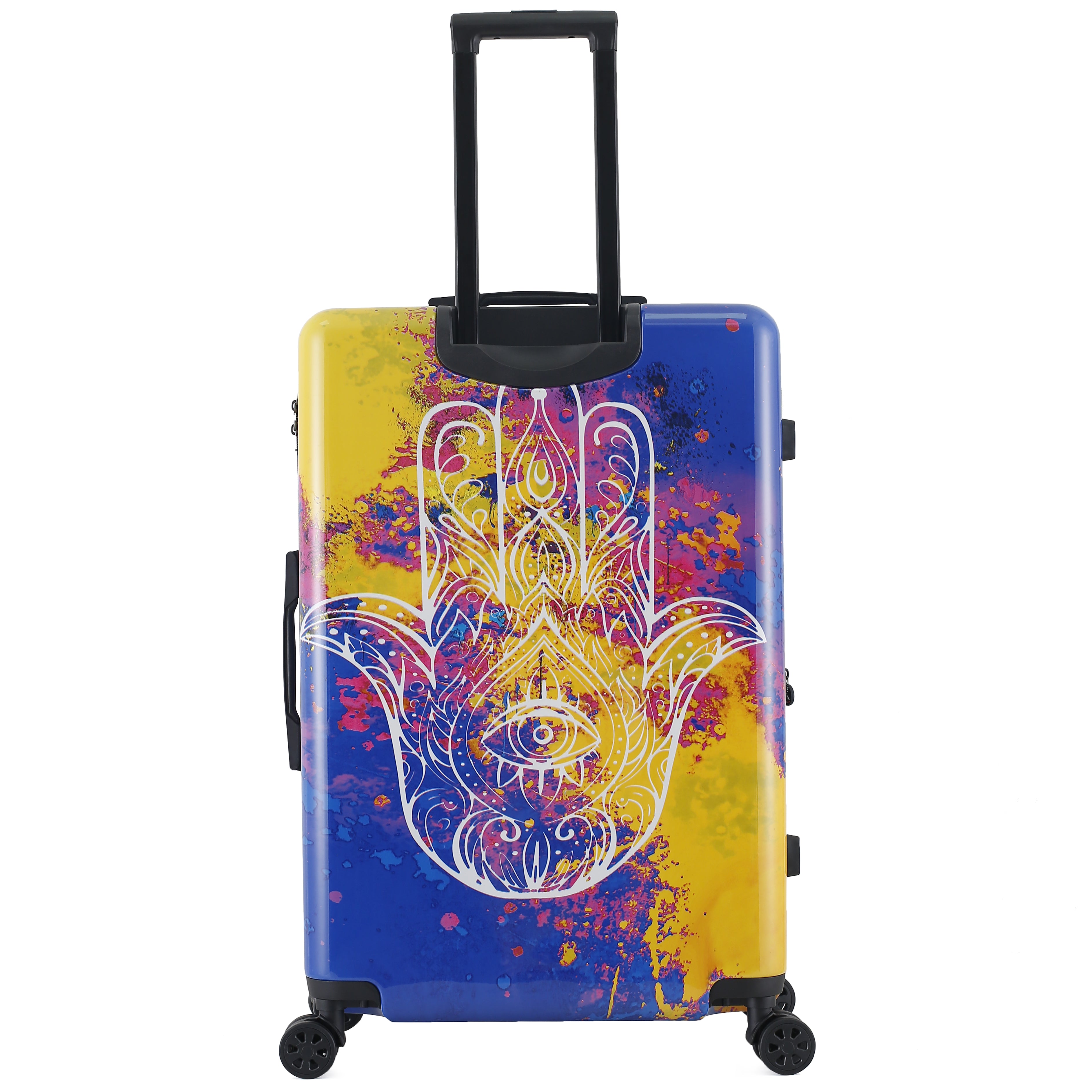 TUCCI Italy Emotion Art Exotic Hamsa 28" Luggage Suitcase