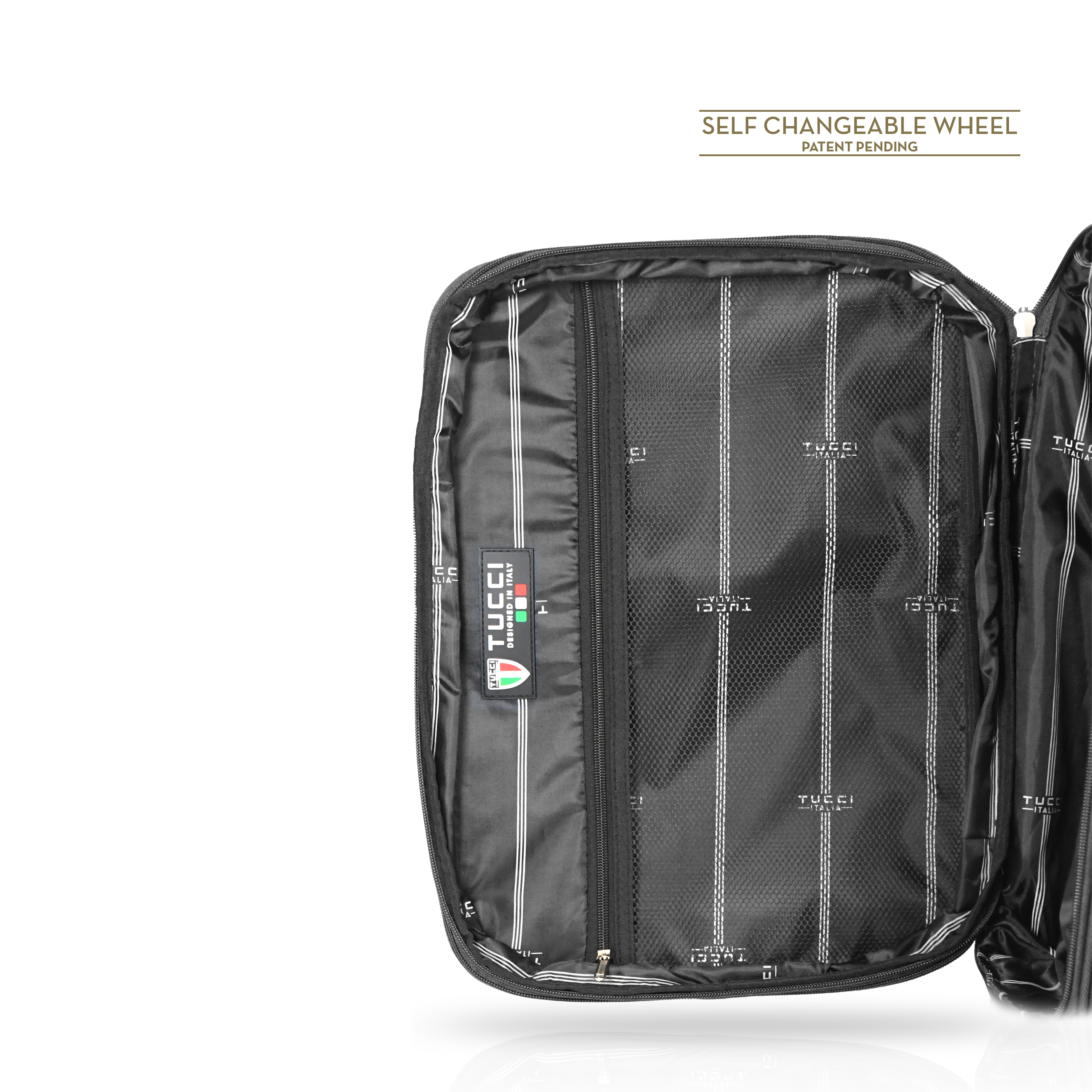 TUCCI Italy STRATI 4 PC (20", 28", 30", 32") Abs Travel Luggage Set