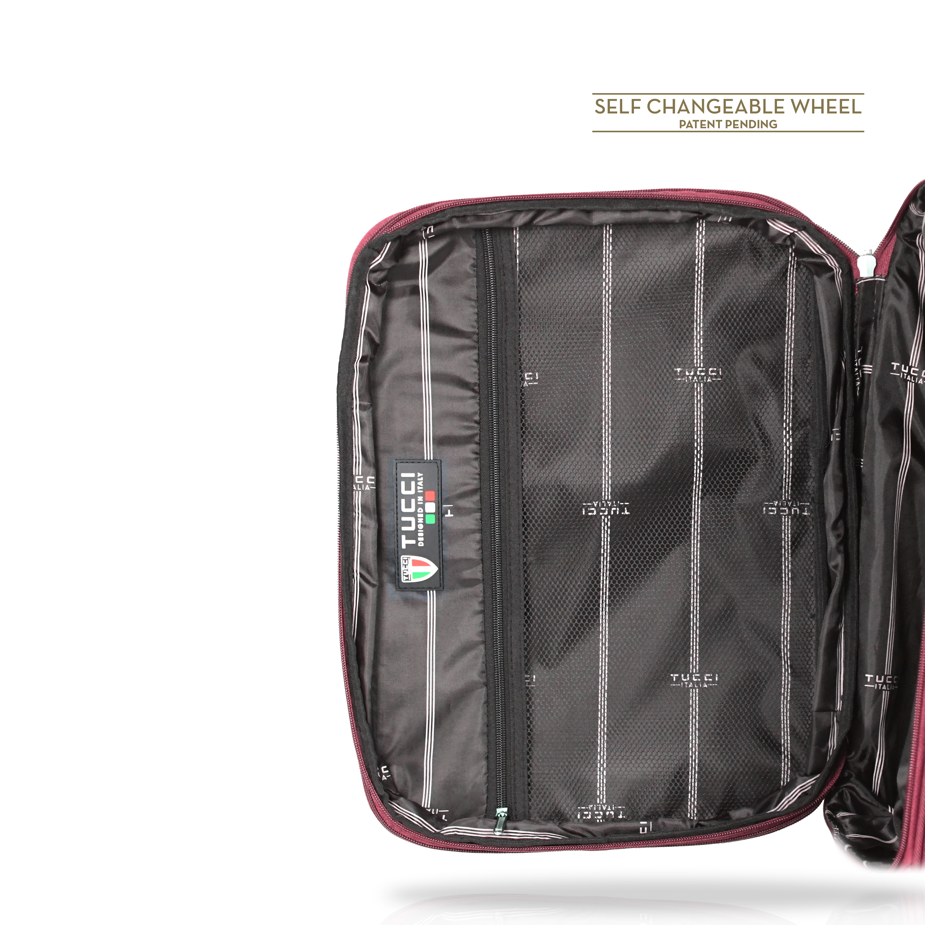 TUCCI Italy STRATI 4 PC (20", 28", 30", 32") Abs Travel Luggage Set