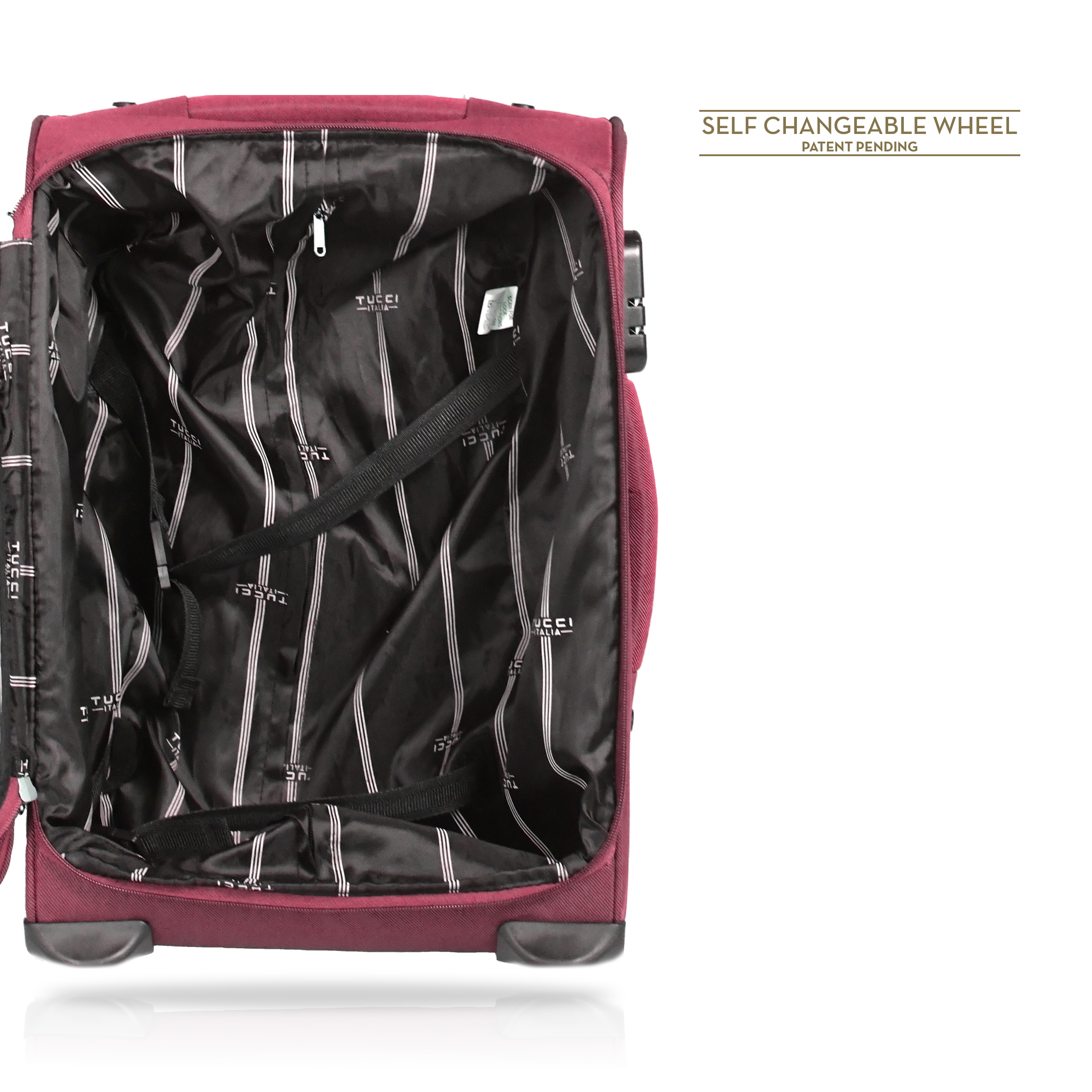 TUCCI Italy STRATI 4 PC (20", 28", 30", 32") Abs Travel Luggage Set