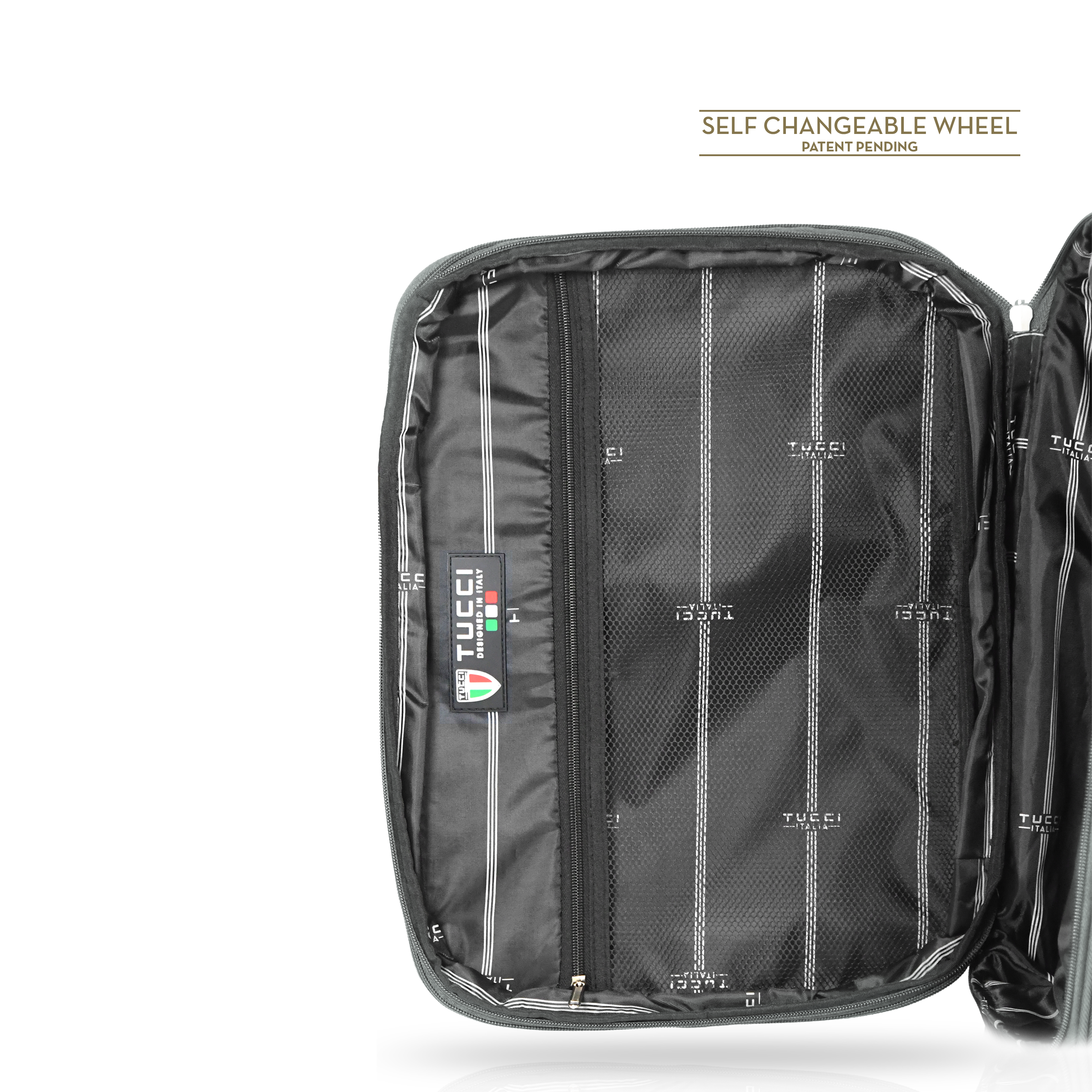 TUCCI Italy STRATI 4 PC (20", 28", 30", 32") Abs Travel Luggage Set