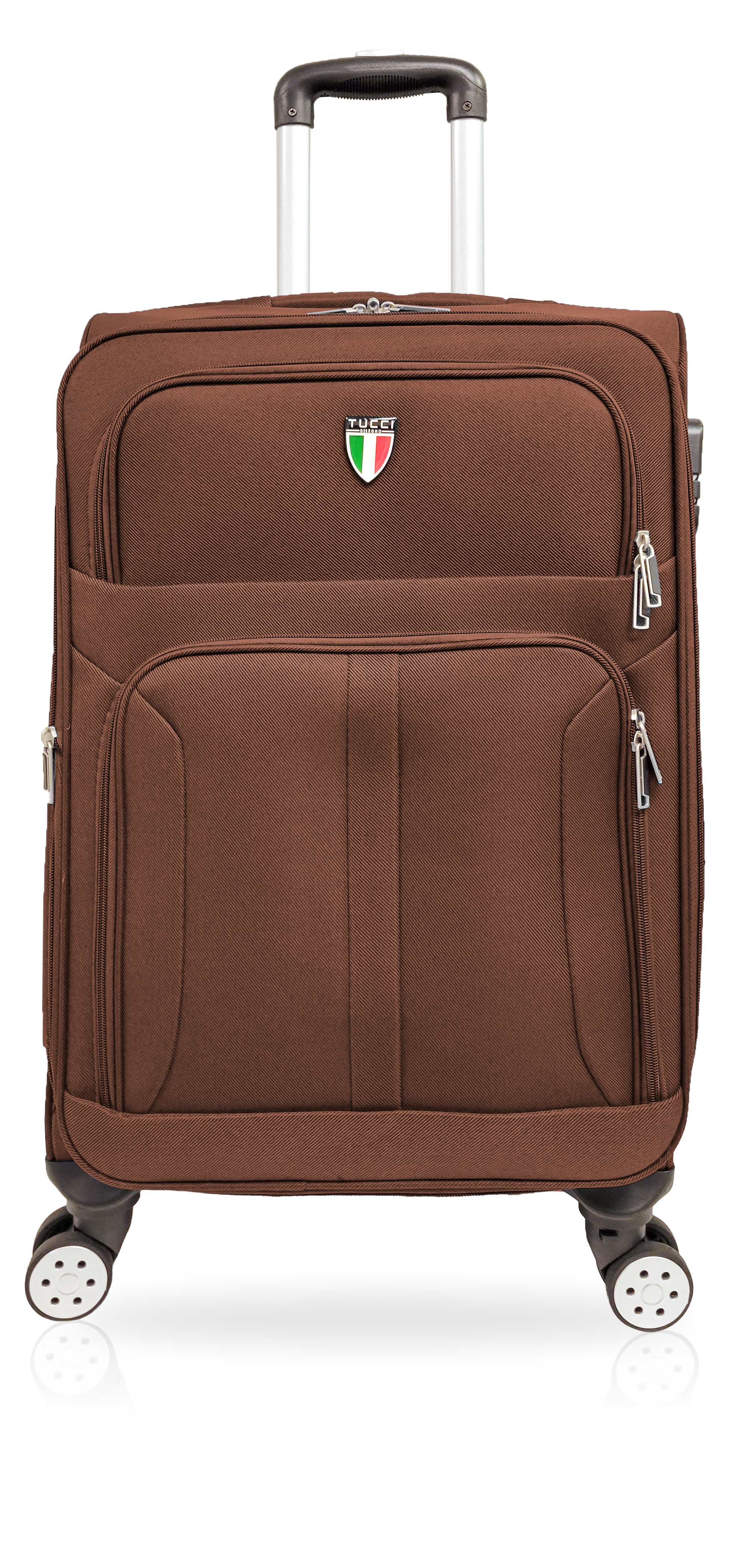 TUCCI Italy Salerno 20" Carry On Luggage Suitcase