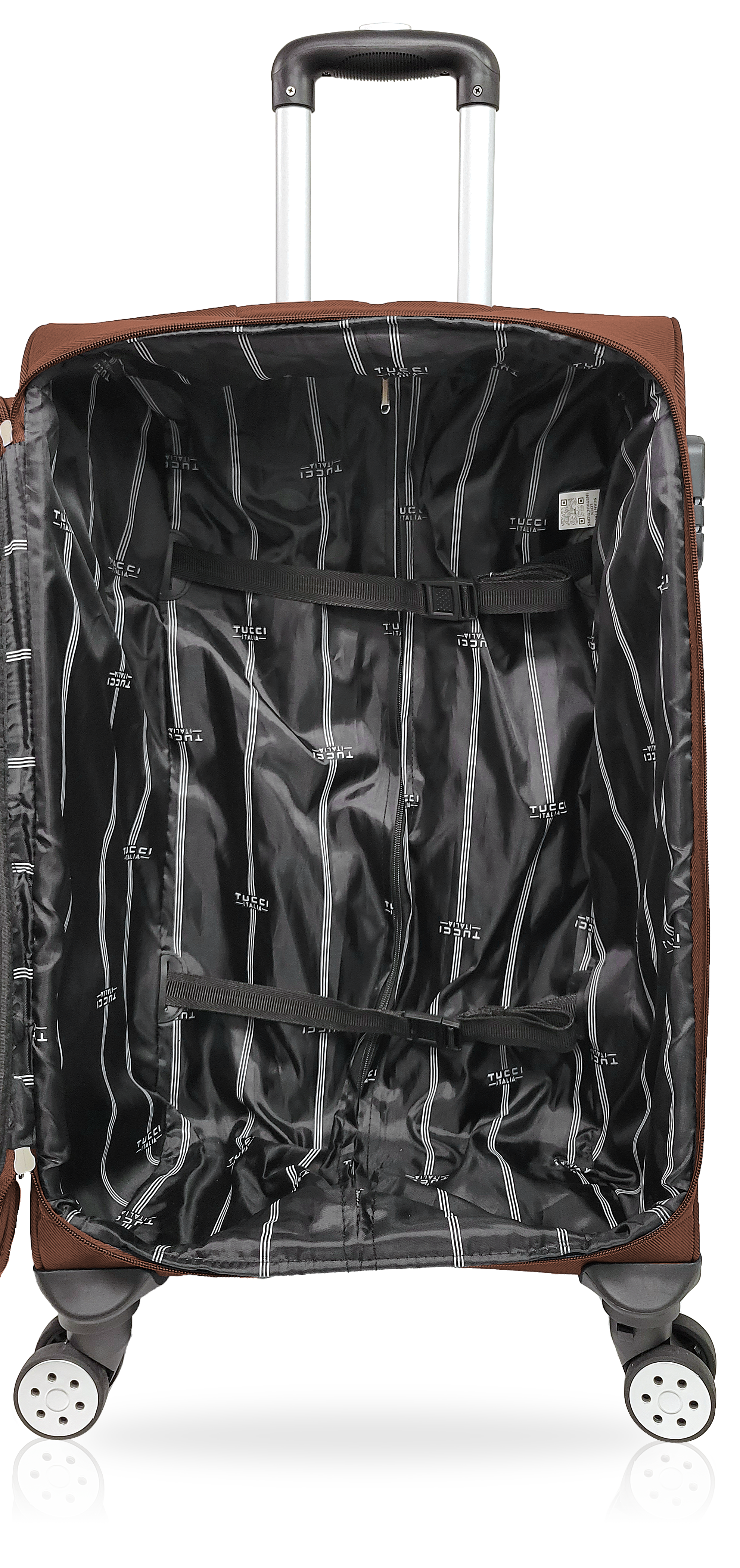 TUCCI Italy Salerno 20" Carry On Luggage Suitcase