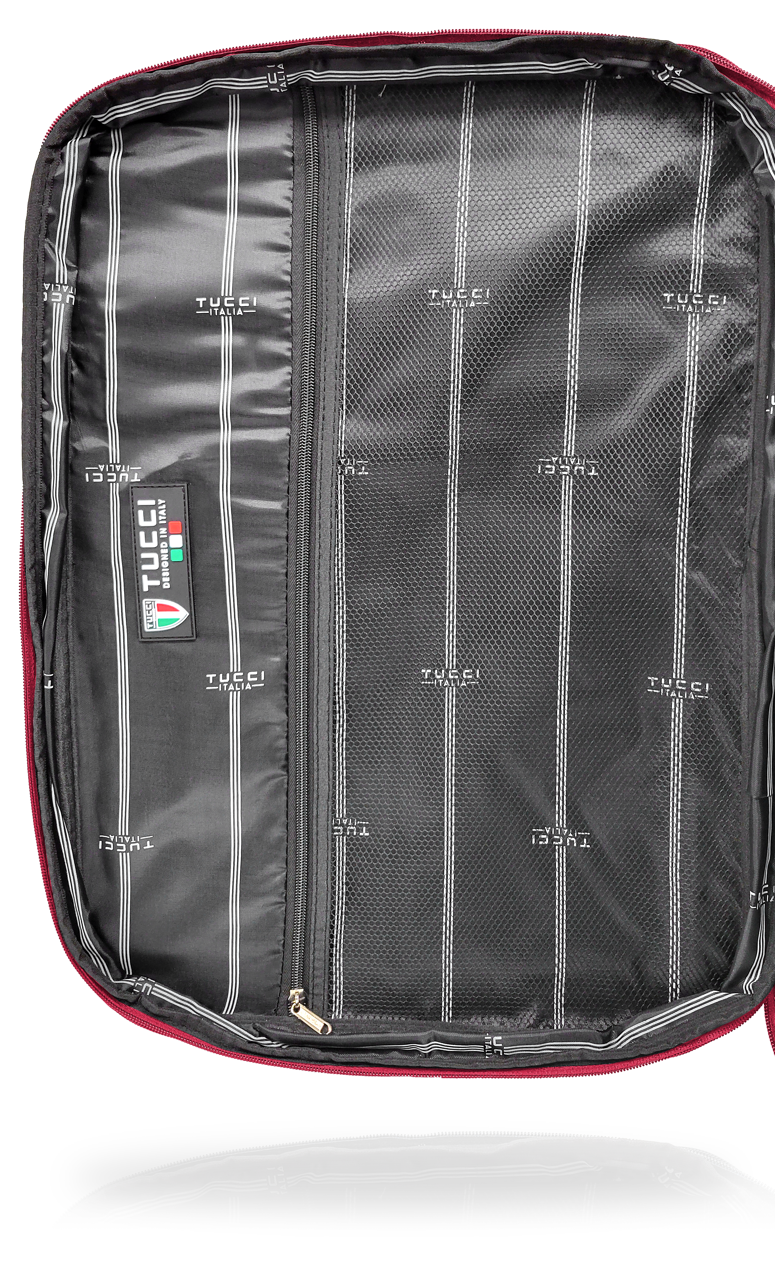 TUCCI Italy Salerno 20" Carry On Luggage Suitcase