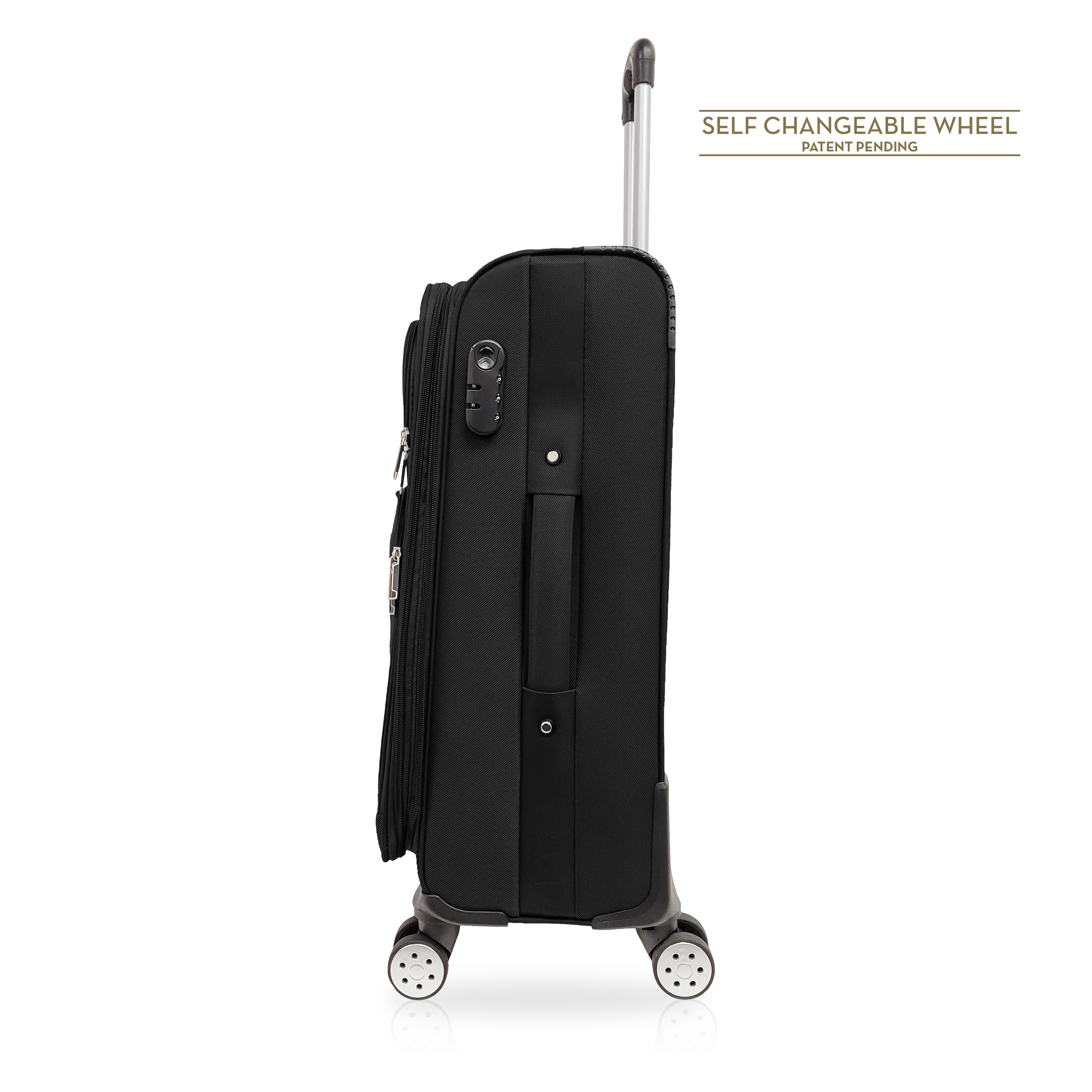 TUCCI Italy Salerno 20" Carry On Luggage Suitcase