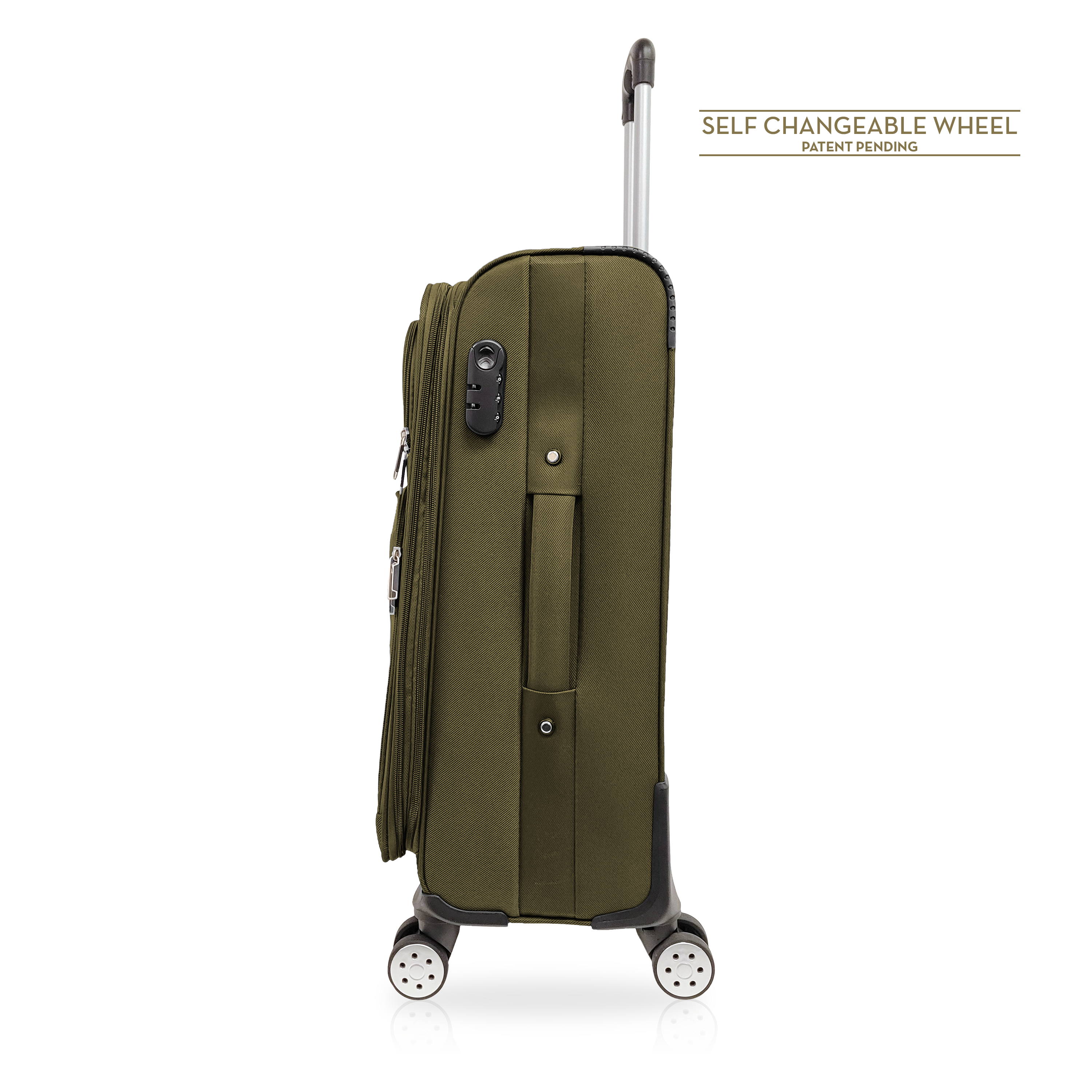 TUCCI Italy Salerno 20" Carry On Luggage Suitcase