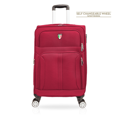TUCCI Italy Salerno 20" Carry On Luggage Suitcase