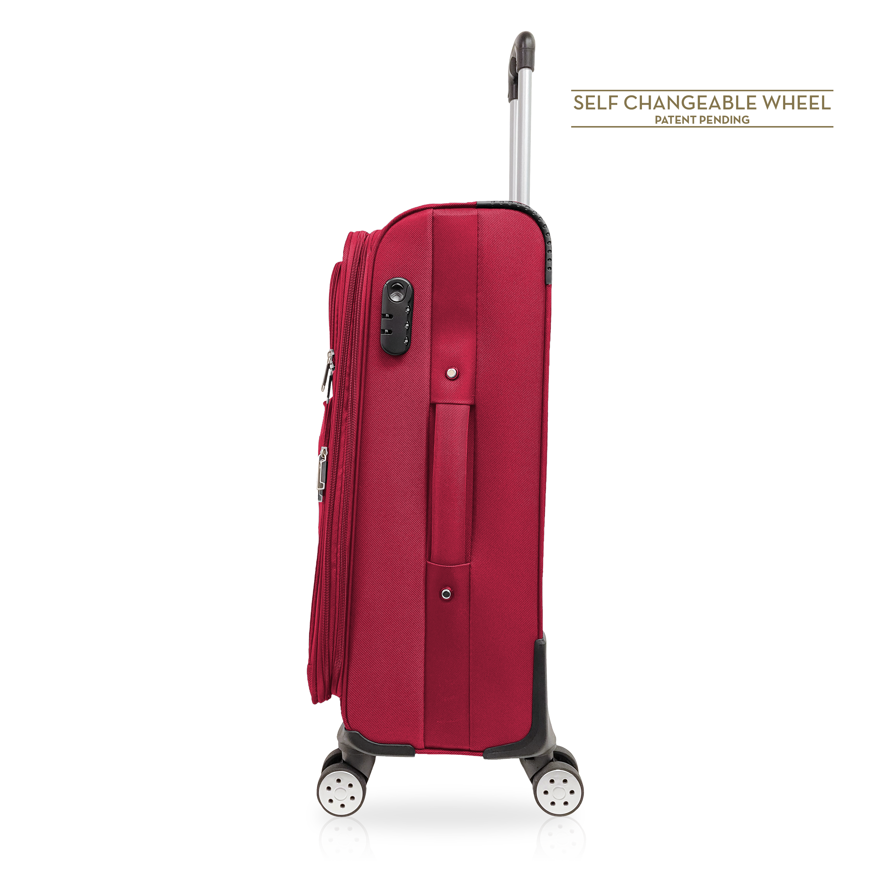 TUCCI Italy Salerno 20" Carry On Luggage Suitcase