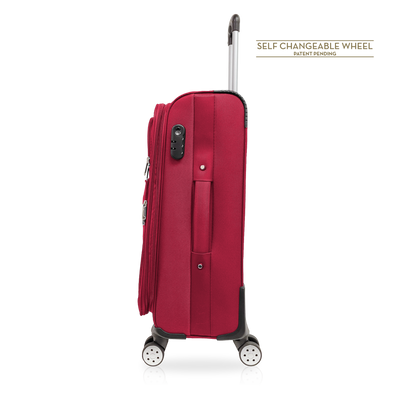 TUCCI Italy Salerno 20" Carry On Luggage Suitcase