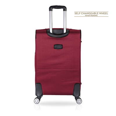 TUCCI Italy MENORI 20" Softside Carry On Suitcase for Travel
