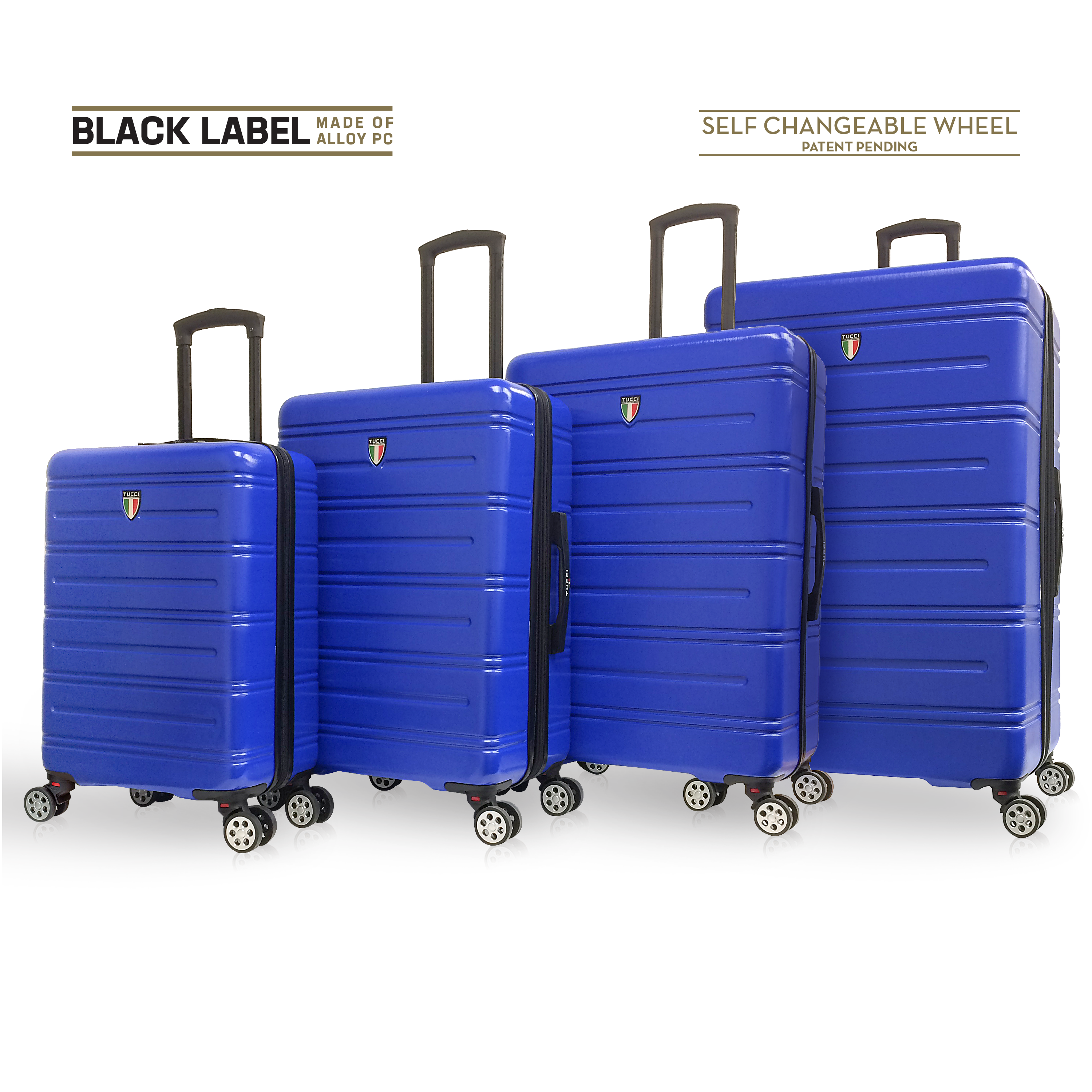 TUCCI Italy LETIZIA (20", 24", 28", 32") Expandable Spinner Wheel Suitcase