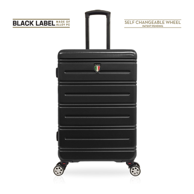 TUCCI Italy LETIZIA 20" Hardside Spinner Travel Suitcase