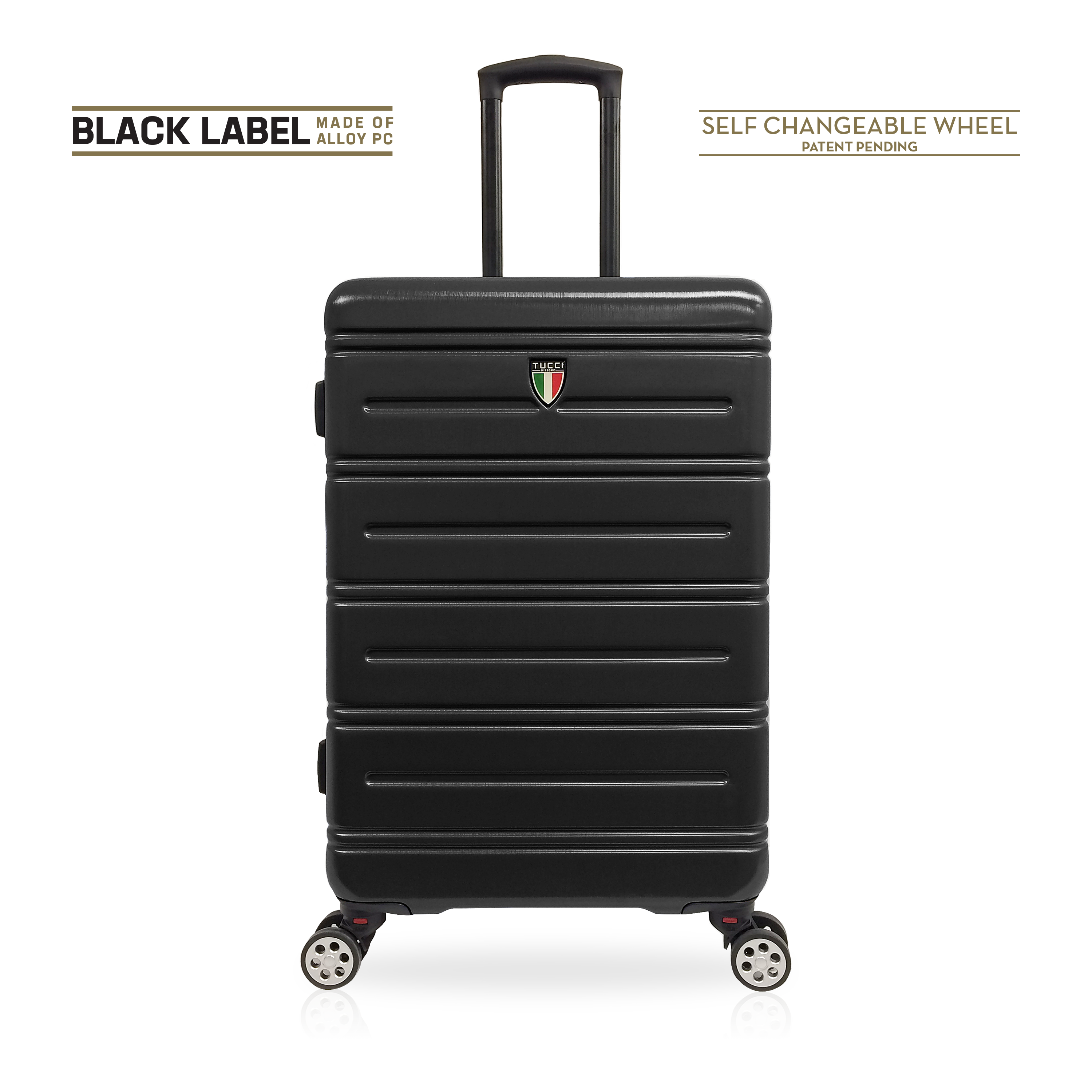 TUCCI Italy LETIZIA (20", 24", 28", 32") Expandable Spinner Wheel Suitcase