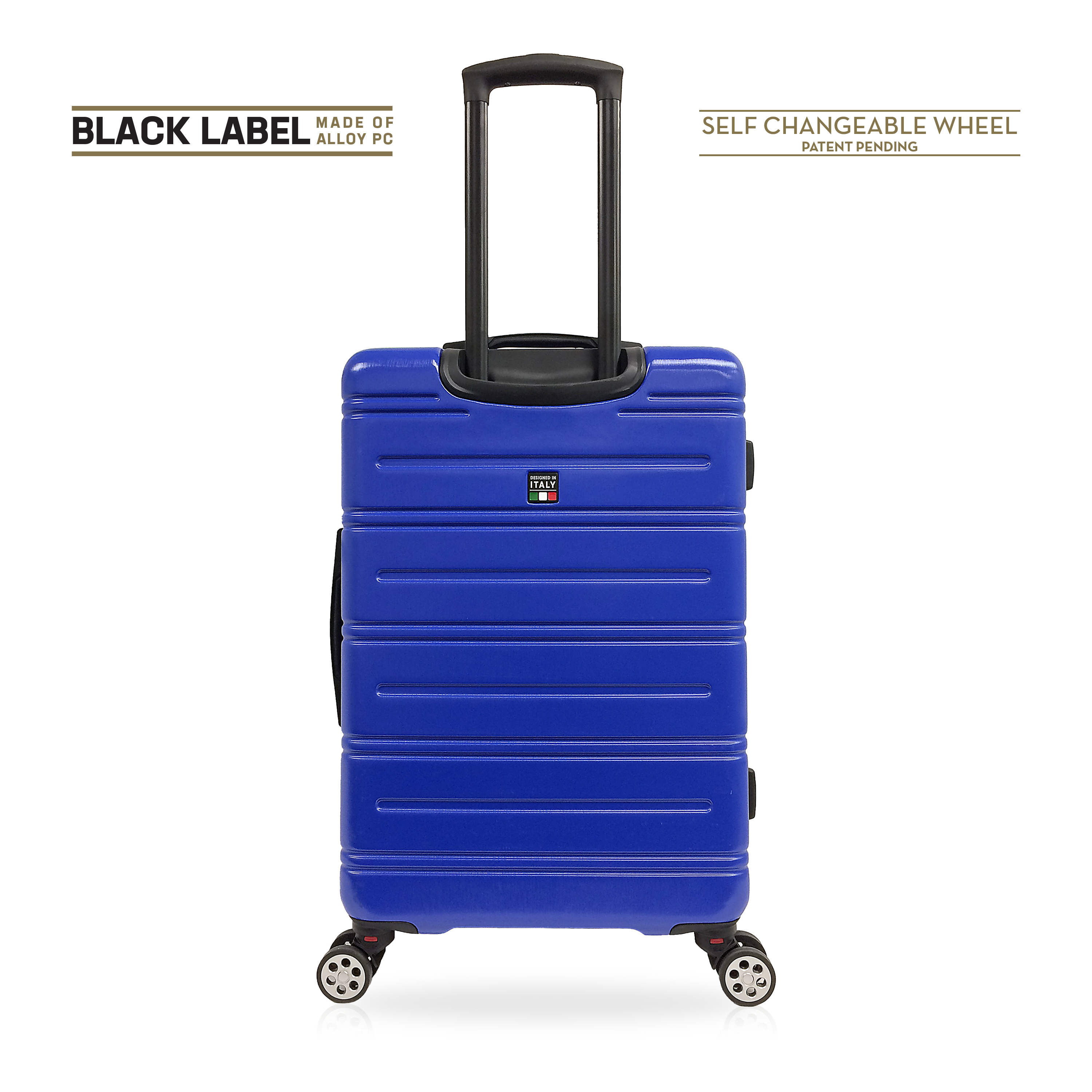 TUCCI Italy LETIZIA 20" Hardside Spinner Travel Suitcase