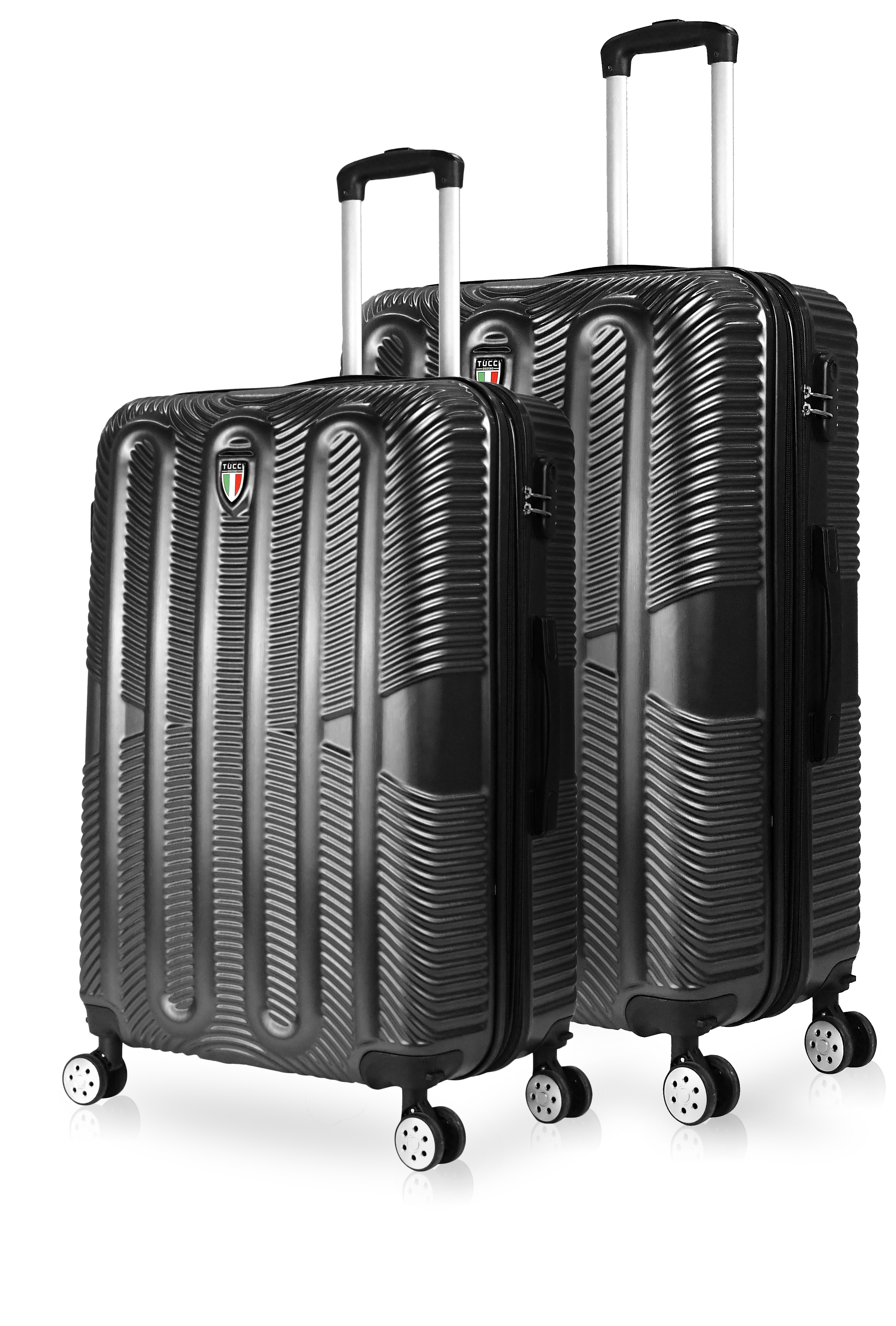 TUCCI Italy SPECIALI (28", 30") 2 Piece Set Detachable Spinner Wheel Suitcase