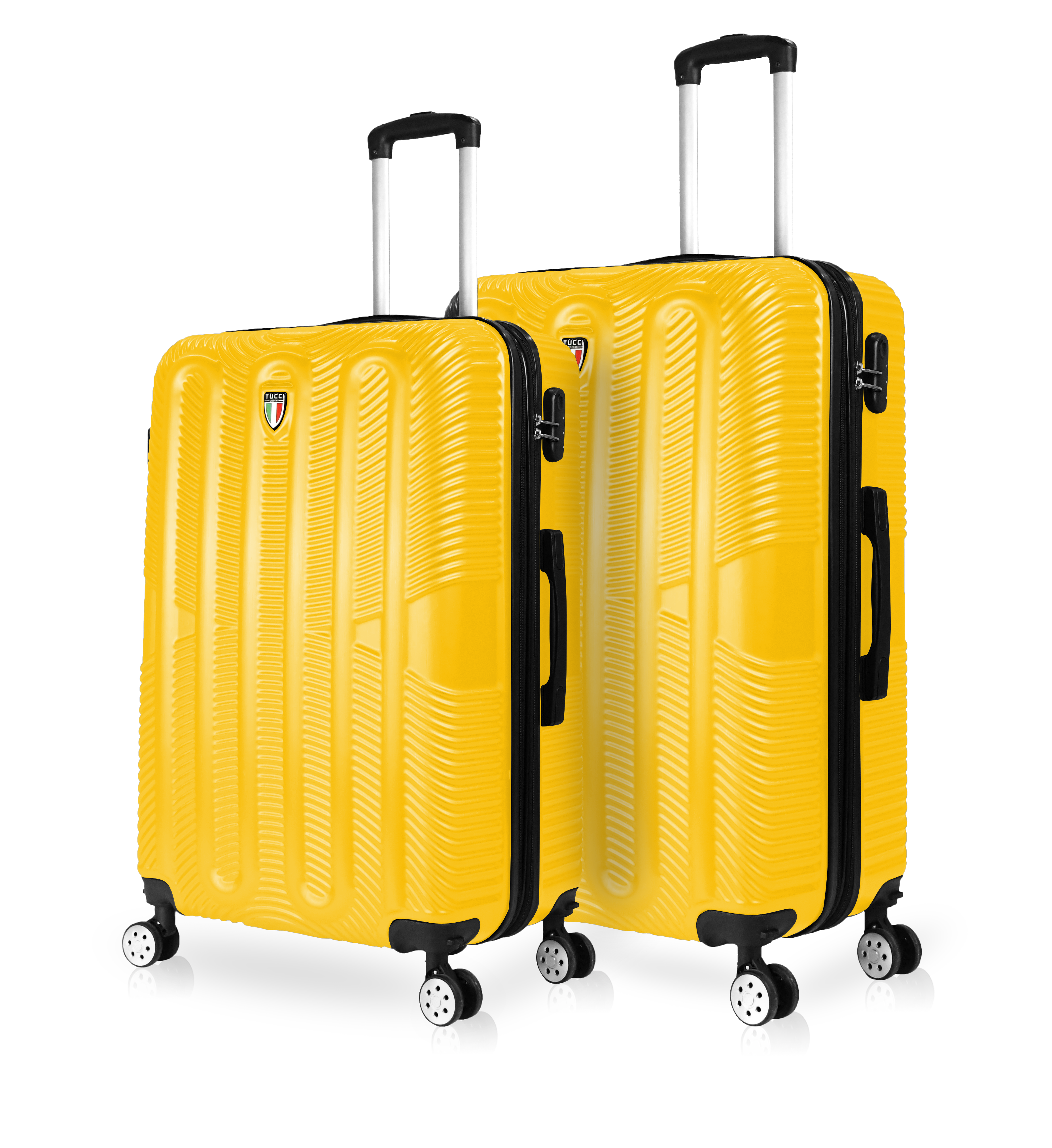 TUCCI Italy SPECIALI (28", 30") 2 Piece Set Detachable Spinner Wheel Suitcase