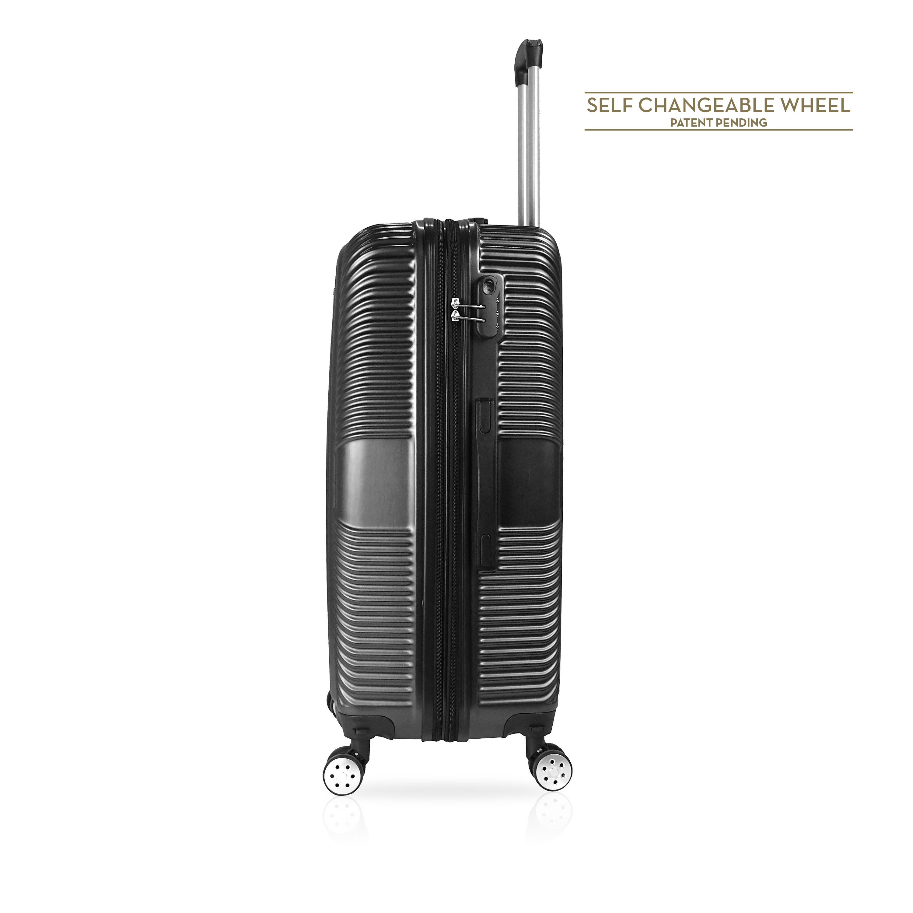 TUCCI Italy SPECIALI (28", 30") 2 Piece Set Detachable Spinner Wheel Suitcase