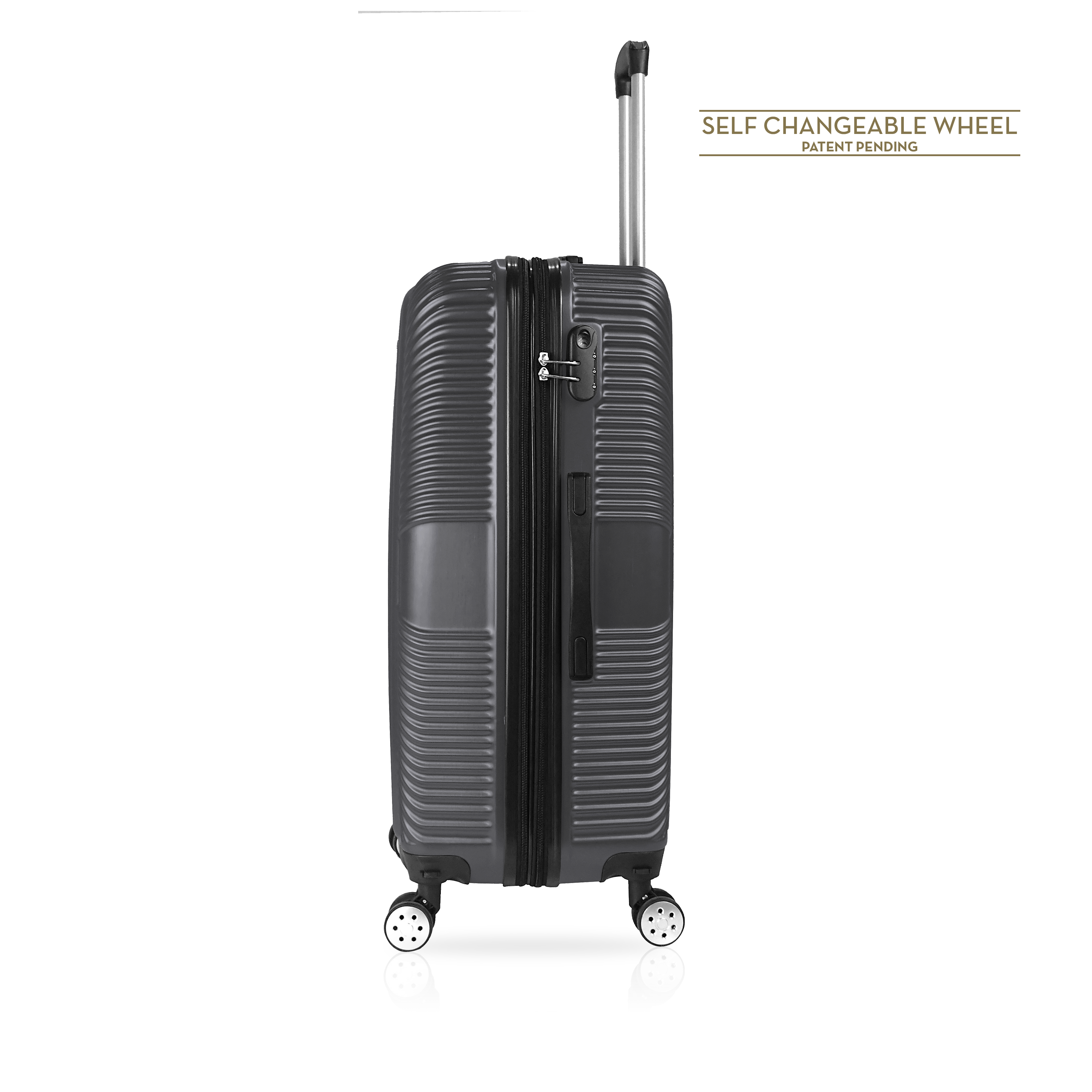 TUCCI Italy SPECIALI (28", 30") 2 Piece Set Detachable Spinner Wheel Suitcase
