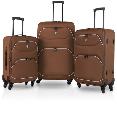 TUCCI BEN FATTO 3 PC (20", 24", 28") Luggage Suitcase Set