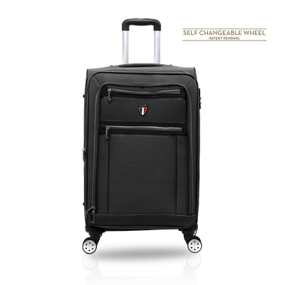 TUCCI Italy TURISTA 24-inch Medium Spinner Luggage Suitcase