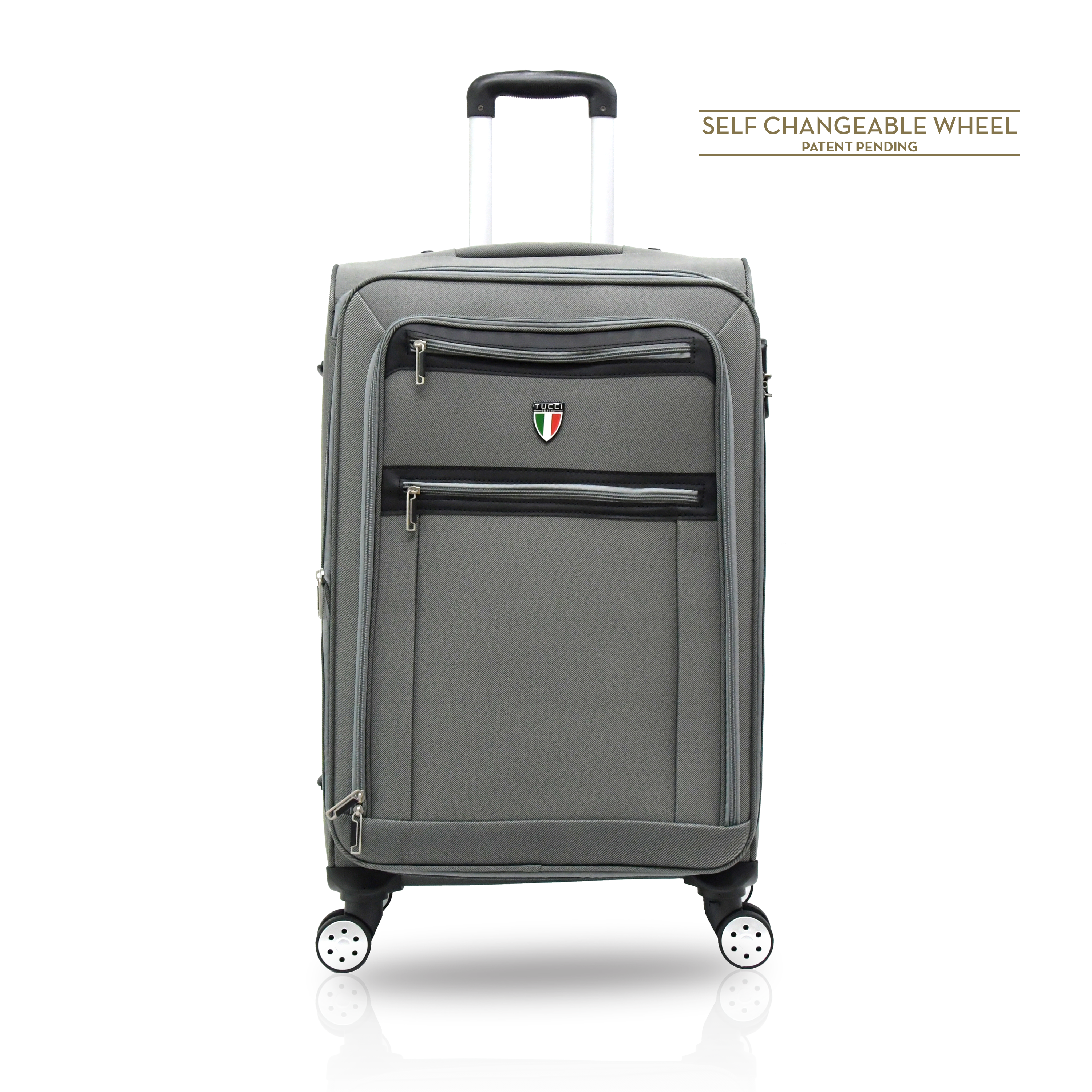 TUCCI Italy TURISTA 20-inch Carry On Spinner Luggage Suitcase
