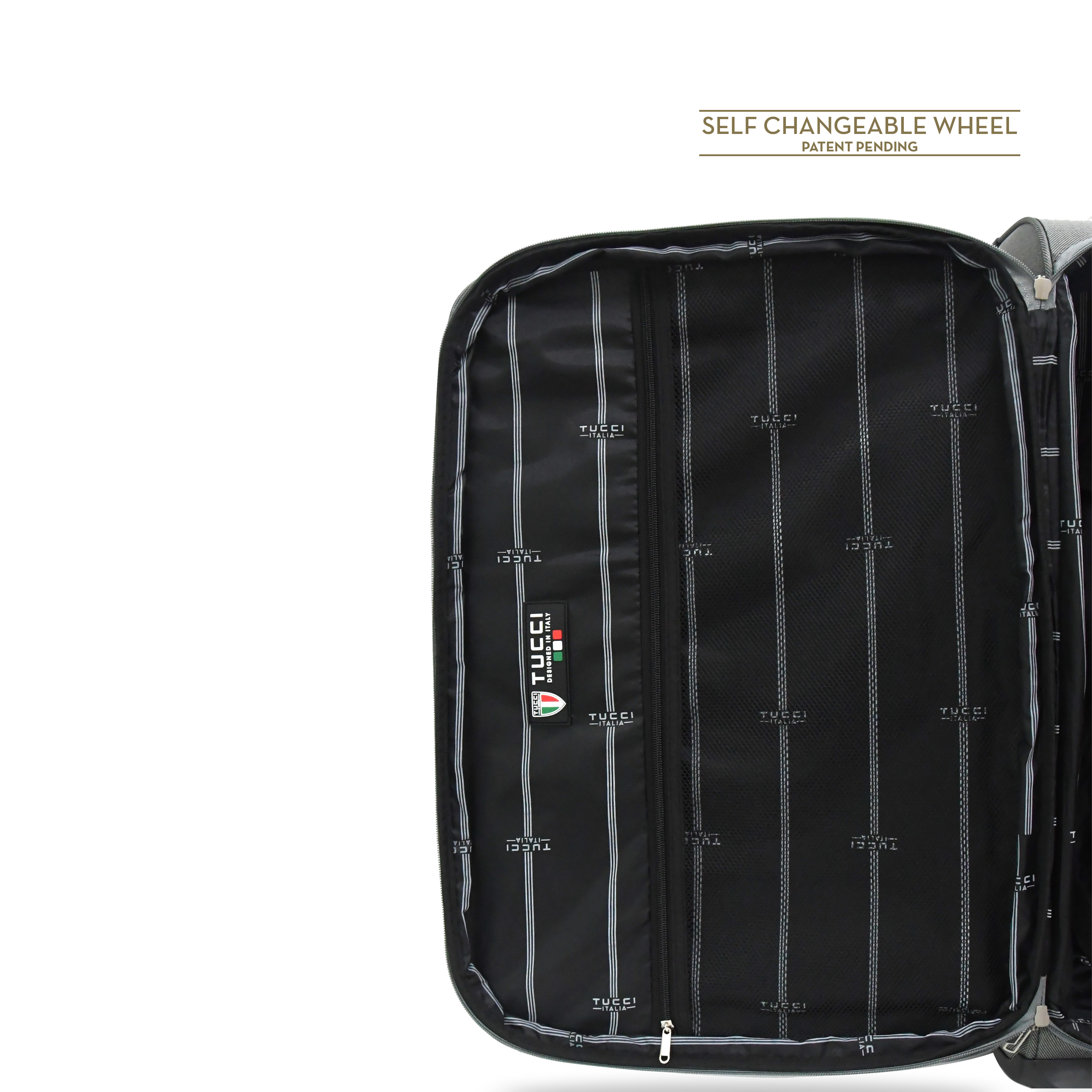 TUCCI Italy TURISTA 20-inch Carry On Spinner Luggage Suitcase