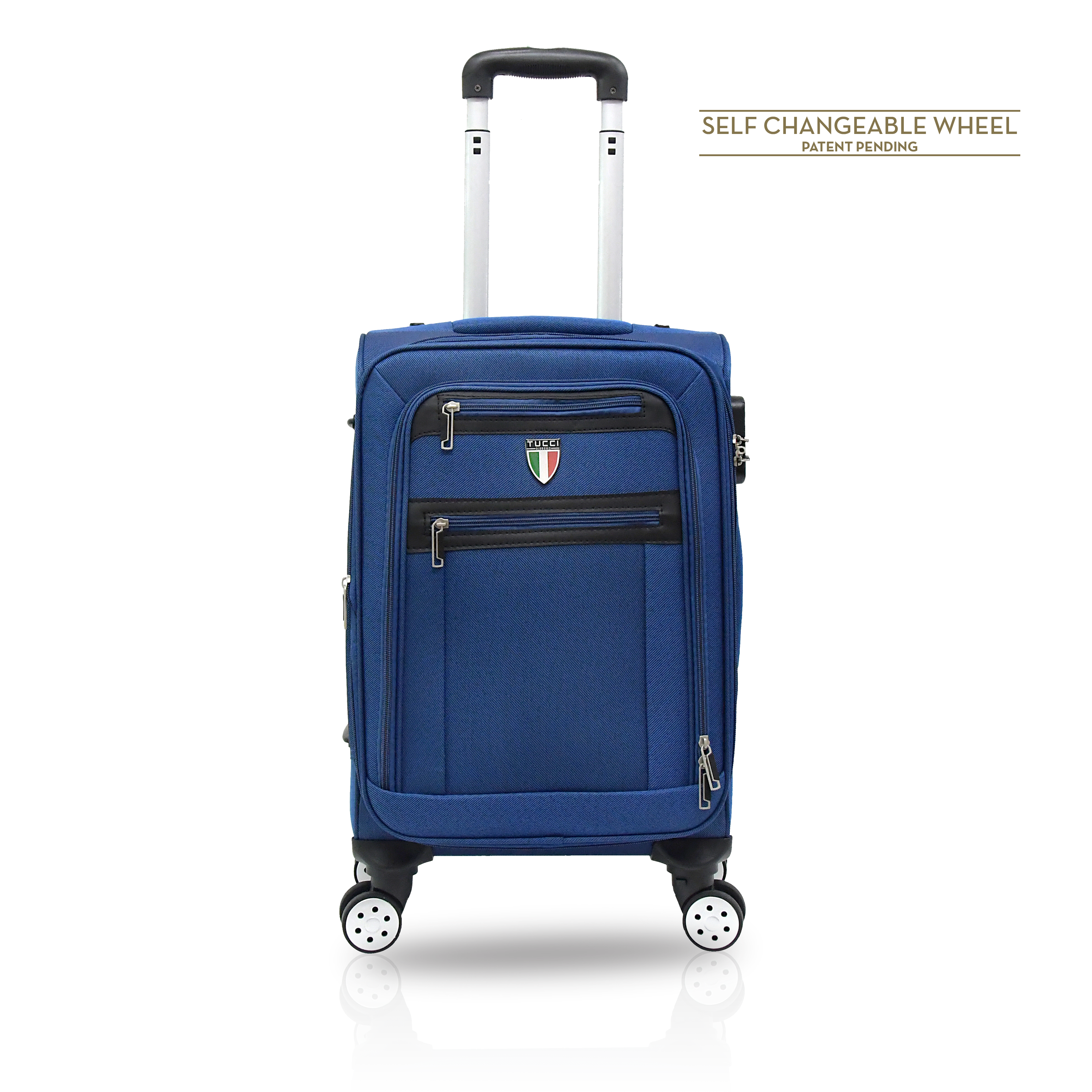 TUCCI Italy TURISTA 20-inch Carry On Spinner Luggage Suitcase