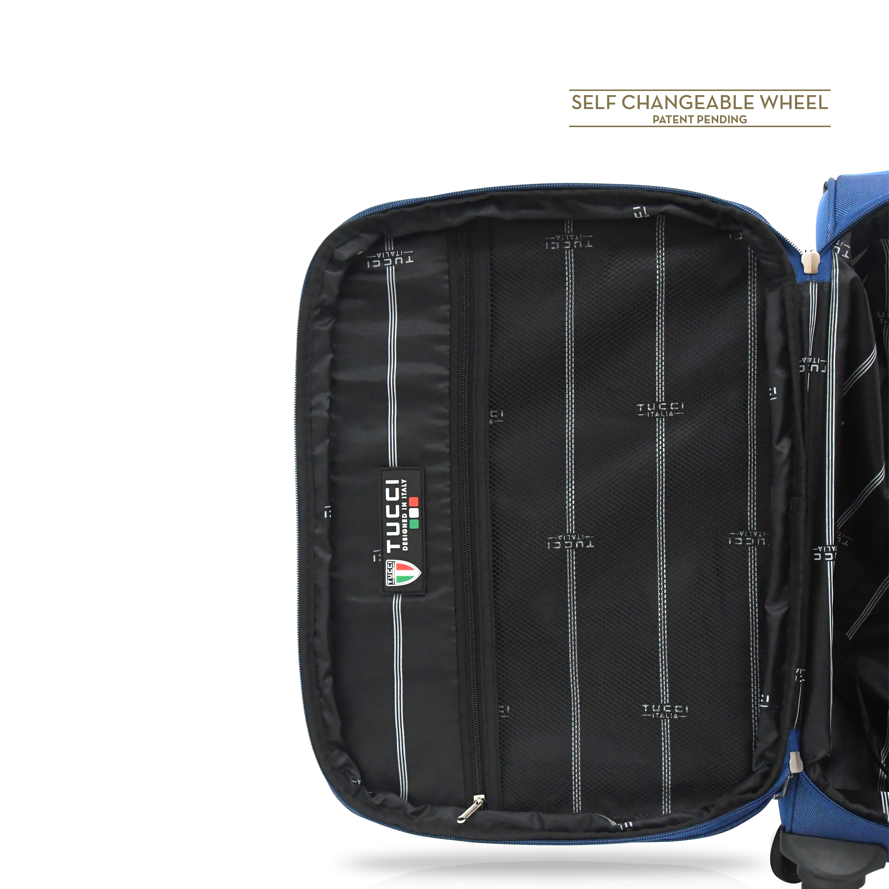 TUCCI Italy TURISTA 32-inch Large Spinner Luggage Suitcase