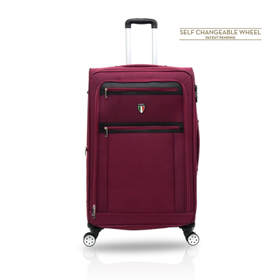 TUCCI Italy TURISTA 28-inch Large Spinner Luggage Suitcase