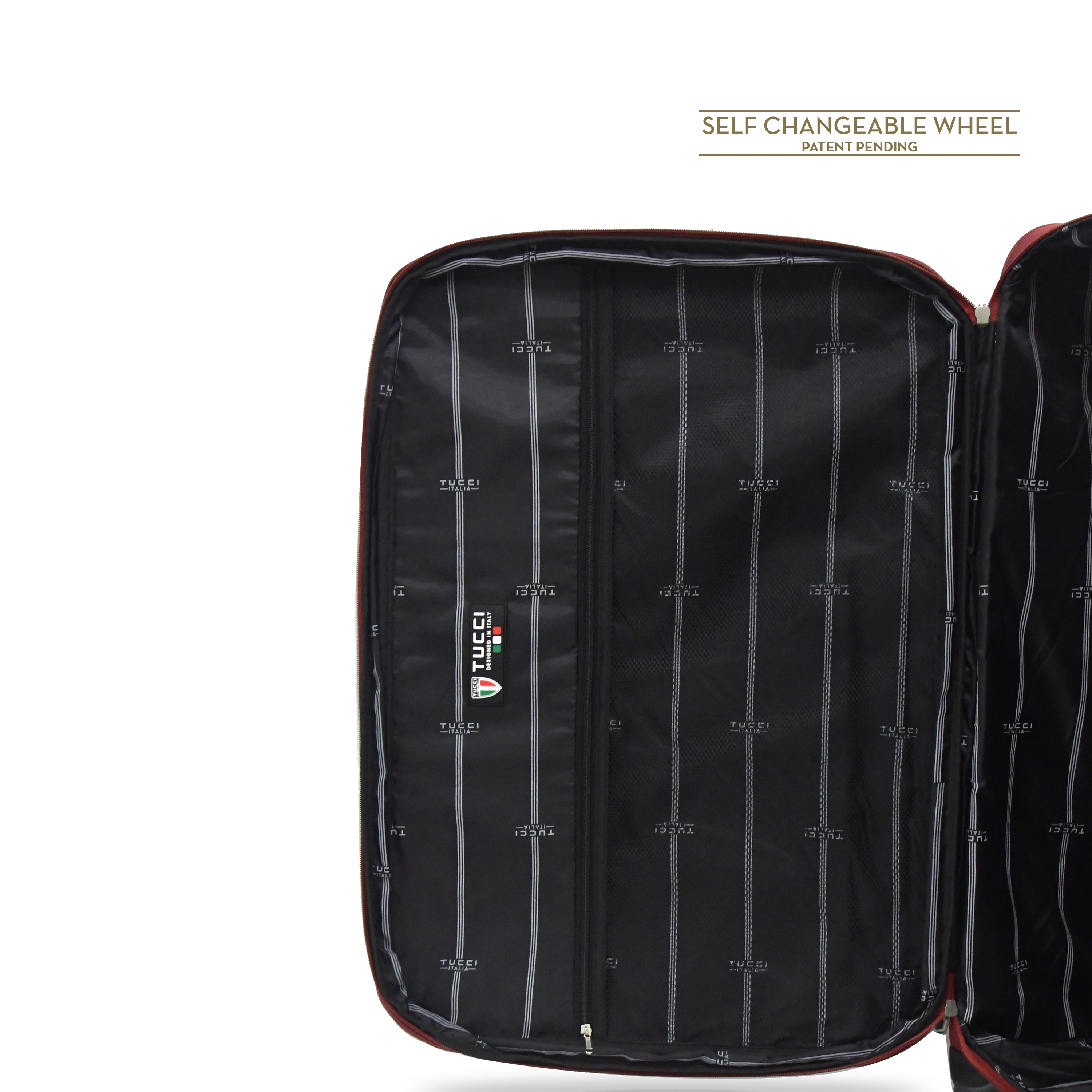 TUCCI Italy TURISTA 20-inch Carry On Spinner Luggage Suitcase