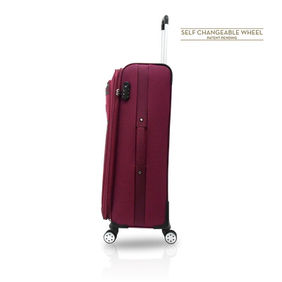 TUCCI Italy TURISTA 28-inch Large Spinner Luggage Suitcase