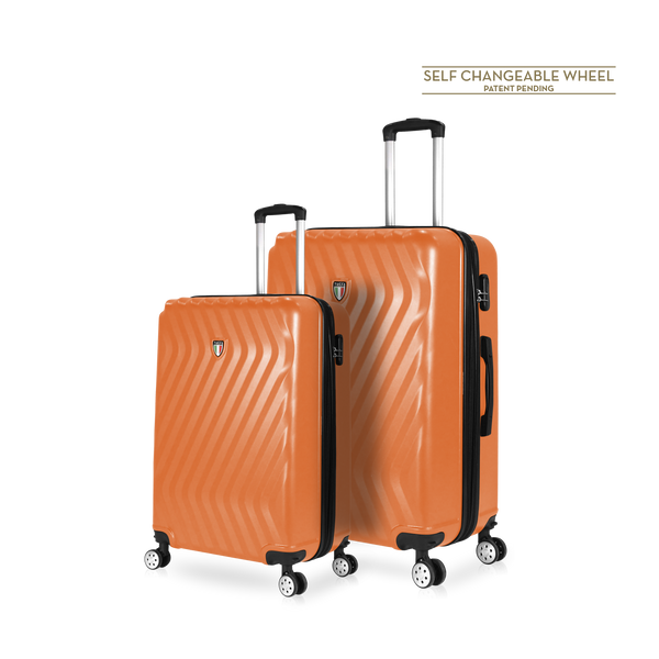 TUCCI Italy MUTEVOLE (28", 30") 2 Piece Set Spinner Travel Suitcase
