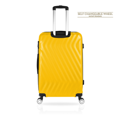 TUCCI Italy MUTEVOLE 3 Piece (20", 28", 30") Detachable Spinner Wheel Suitcase Set
