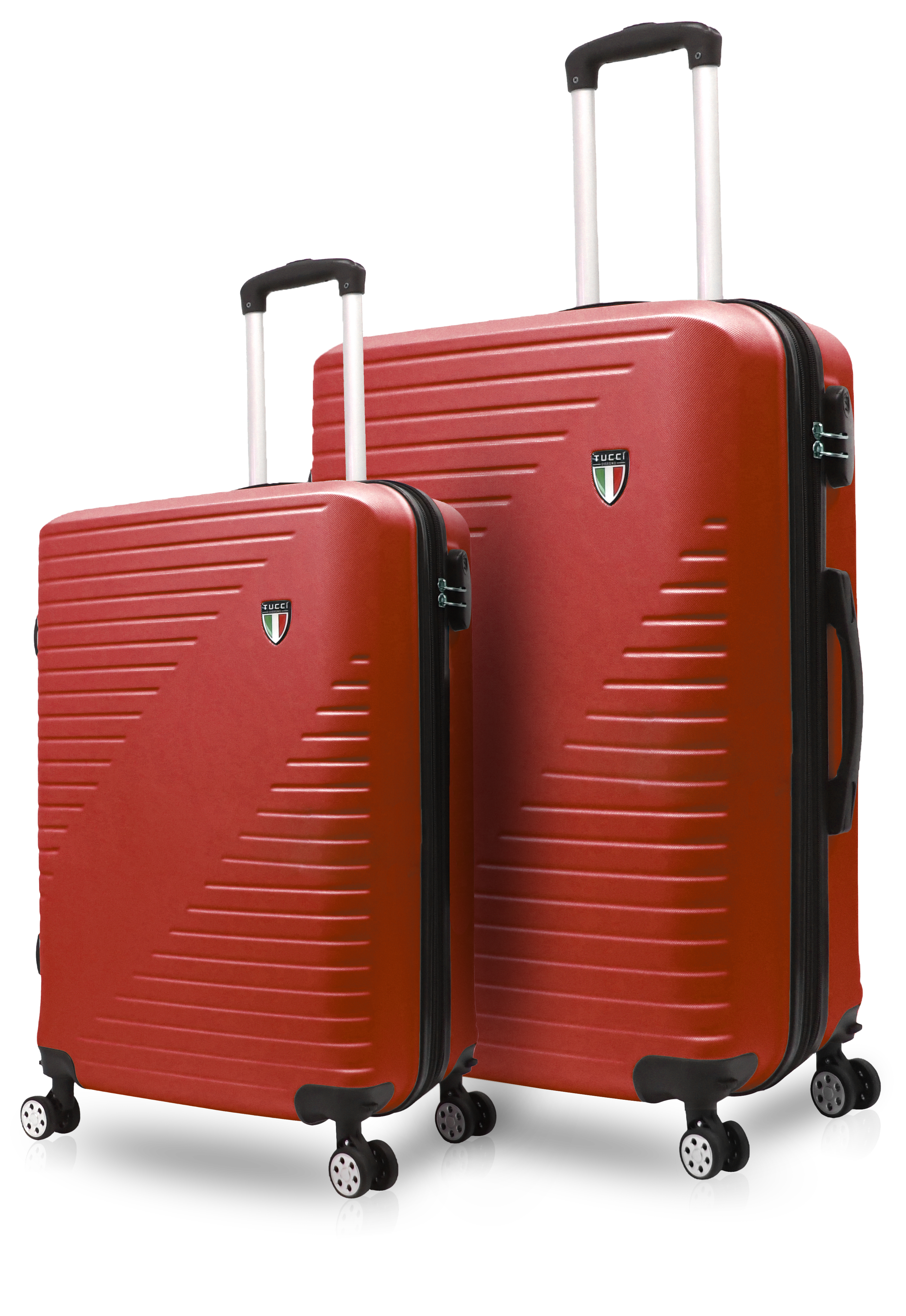 TUCCI Italy PERCORSO (20", 28") 2 Piece Detachable Spinner Wheel Suitcase Set