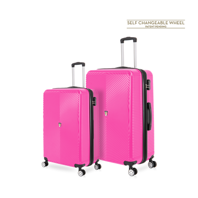 TUCCI Italy VOLANT 2 Piece (20", 28") Detachable Spinner Wheel Suitcase Set