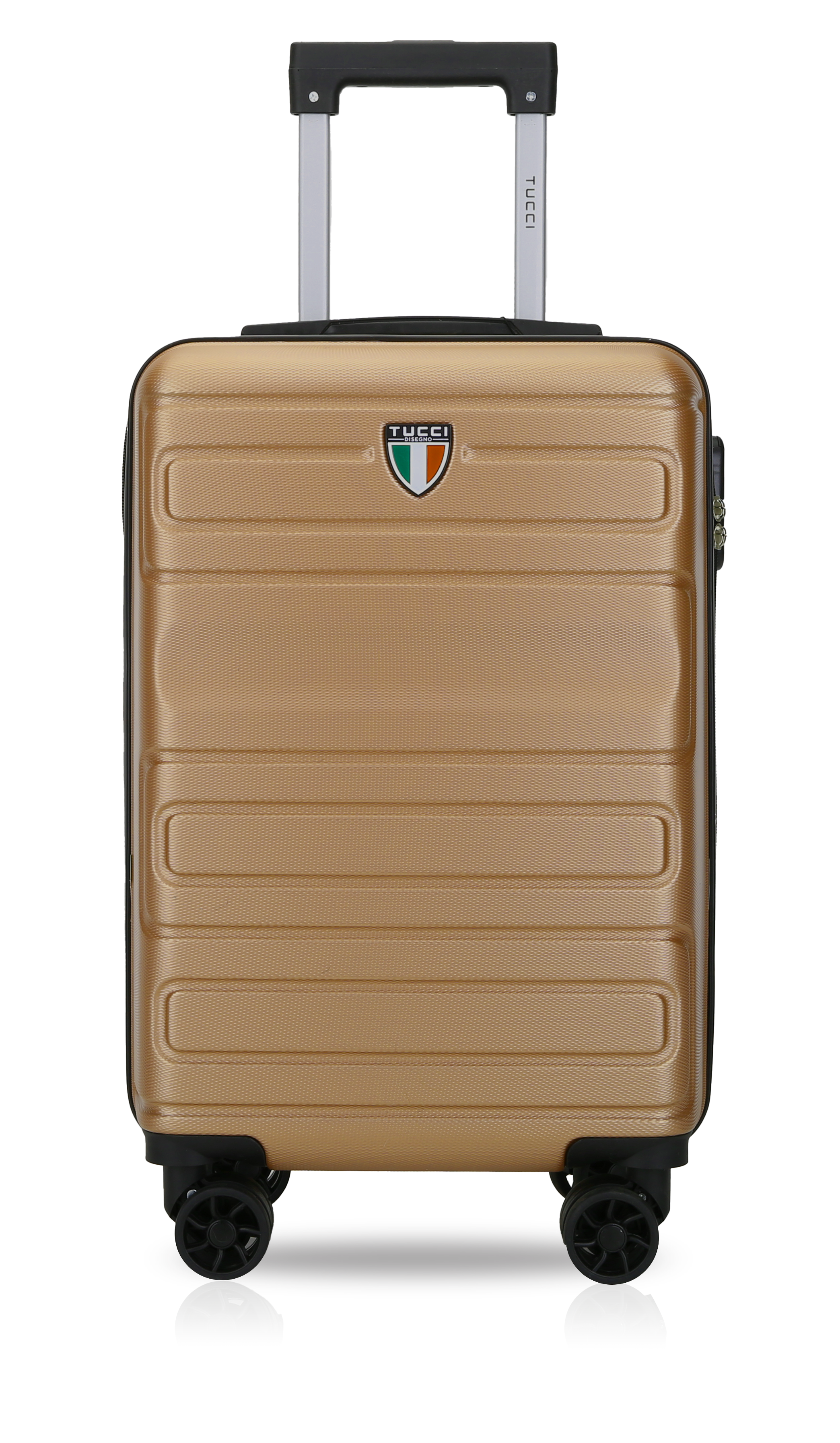 TUCCI Italy VIVACE ABS 20" Carry On Spinner Wheel Suitcase