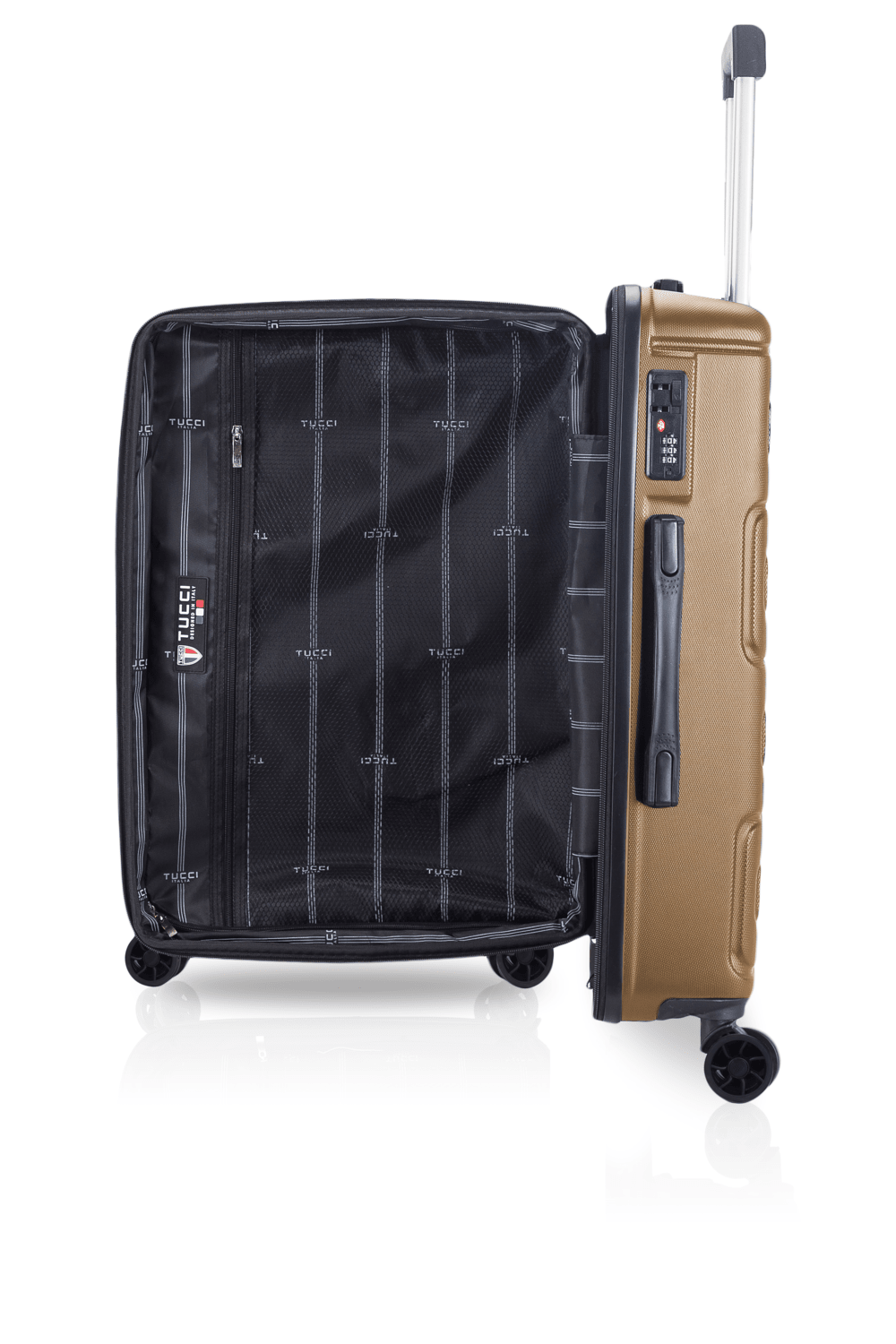 TUCCI Italy VIVACE ABS 20" Carry On Spinner Wheel Suitcase