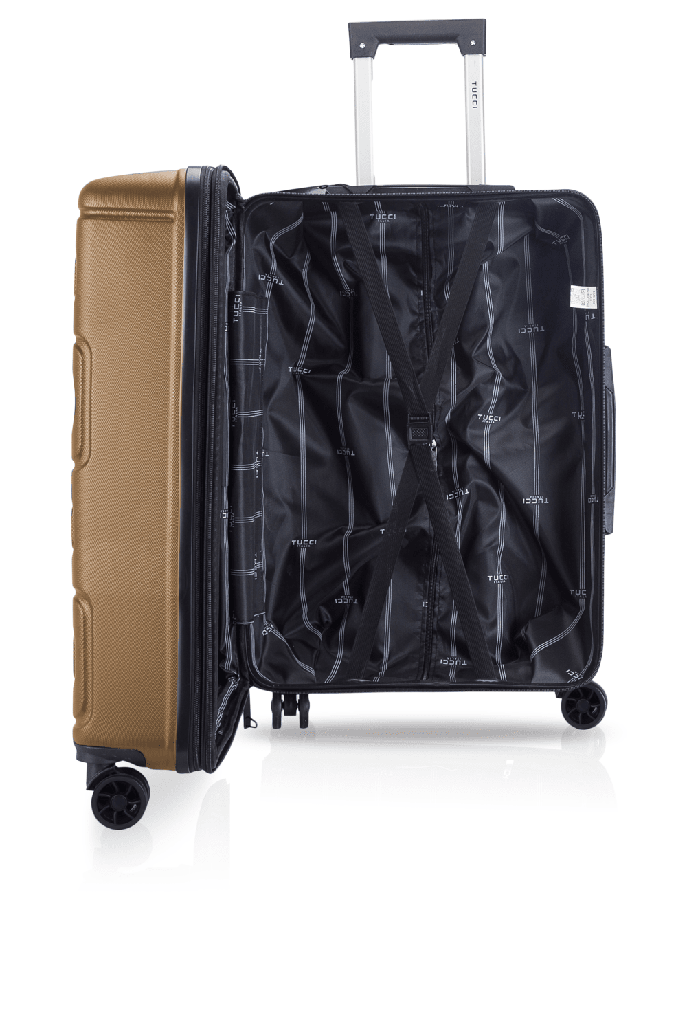 TUCCI Italy VIVACE ABS 20" Carry On Spinner Wheel Suitcase