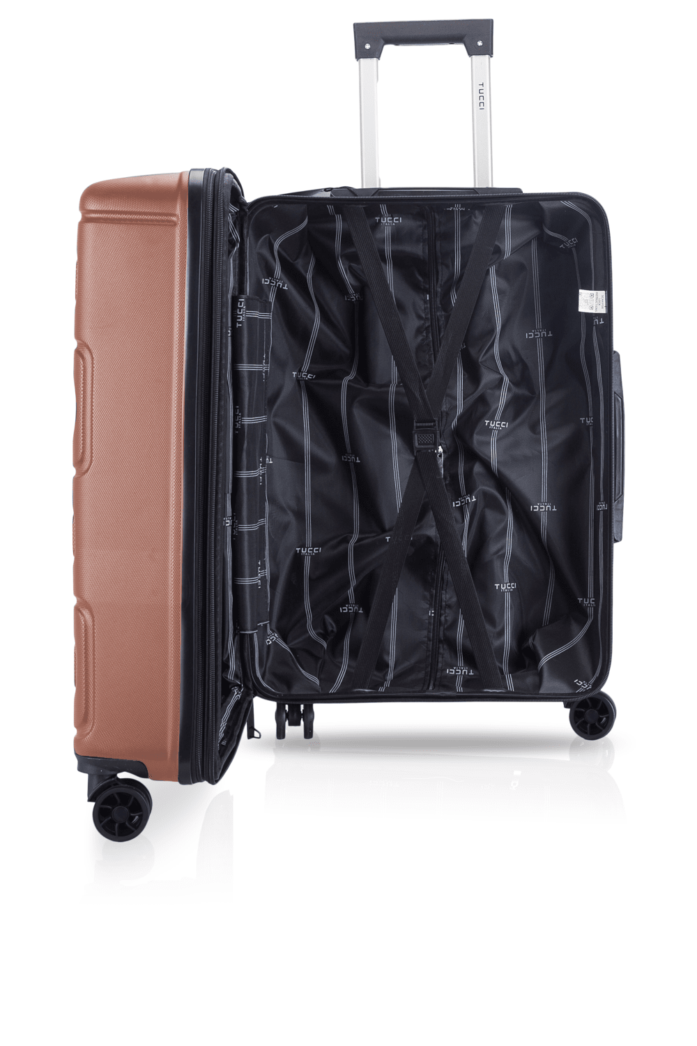 TUCCI Italy VIVACE ABS 20" Carry On Spinner Wheel Suitcase