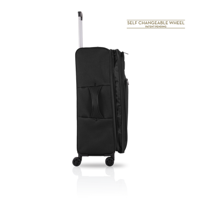 TUCCI Italy 18" DIVISO Carry On Travel Spinner Wheel Suitcase