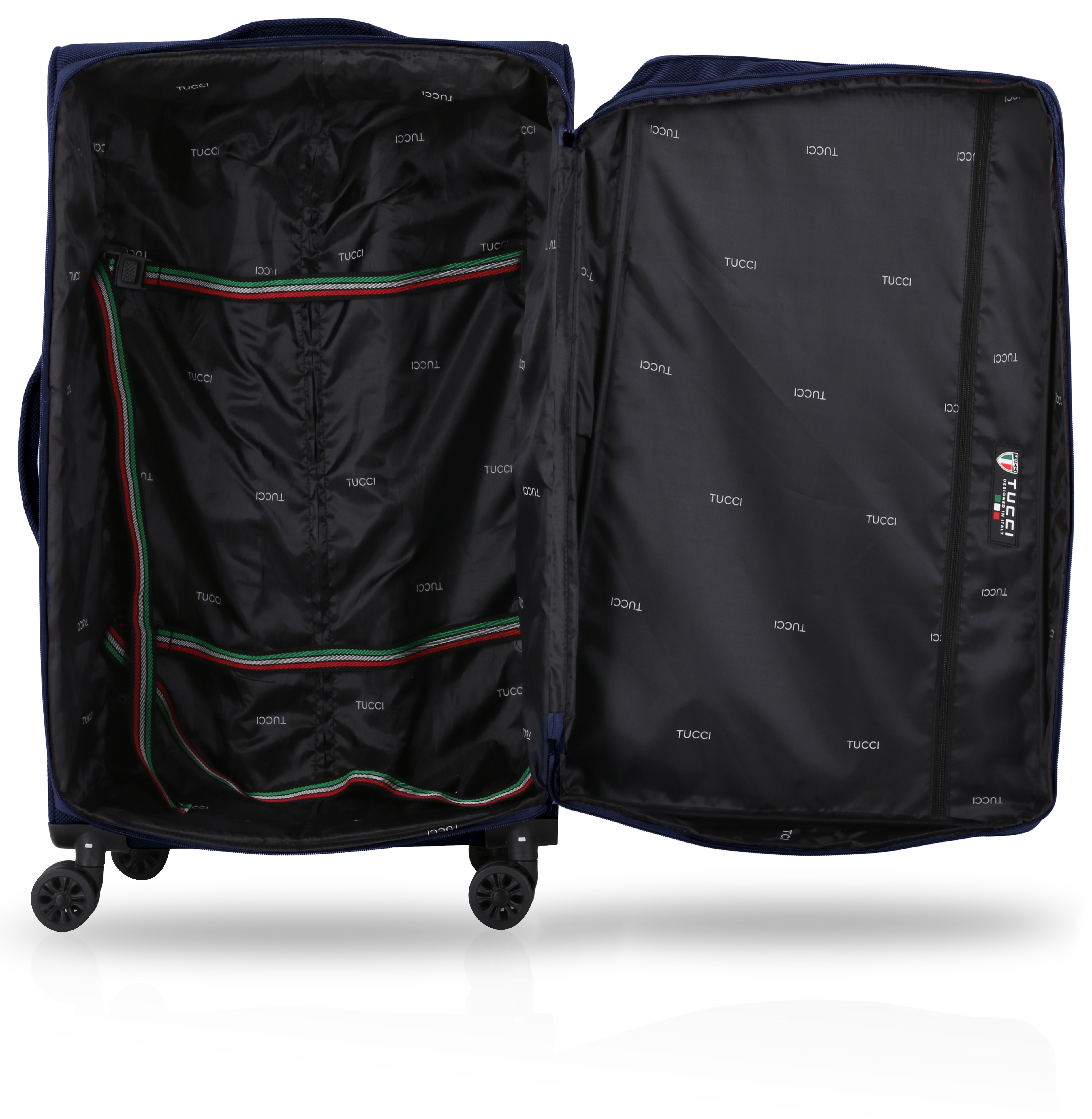 TUCCI Italy SCOPERTA ABS 24" Medium Expandable Travel Suitcase