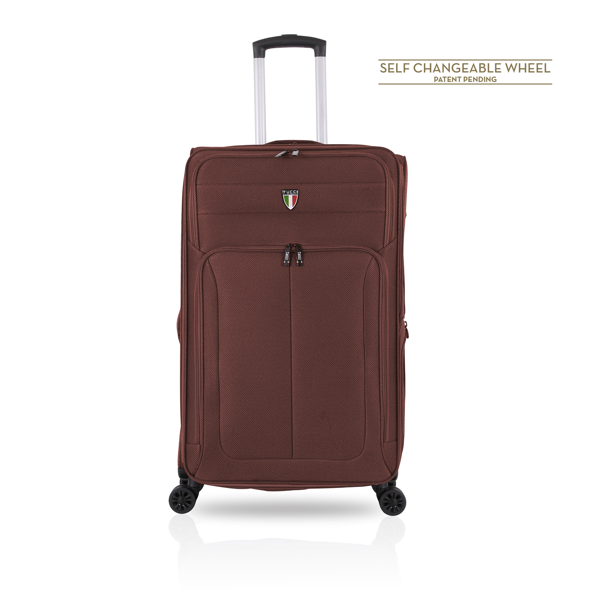 TUCCI Italy DIVISO 28 Large Travel Luggage Suitcase