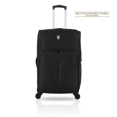 TUCCI Italy TRIPLETTA 20" Carry-On Luggage Suitcase