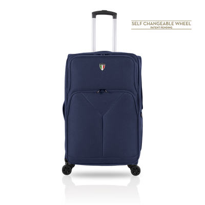 TUCCI Italy TRIPLETTA 26" Medium Size Travel Suitcase
